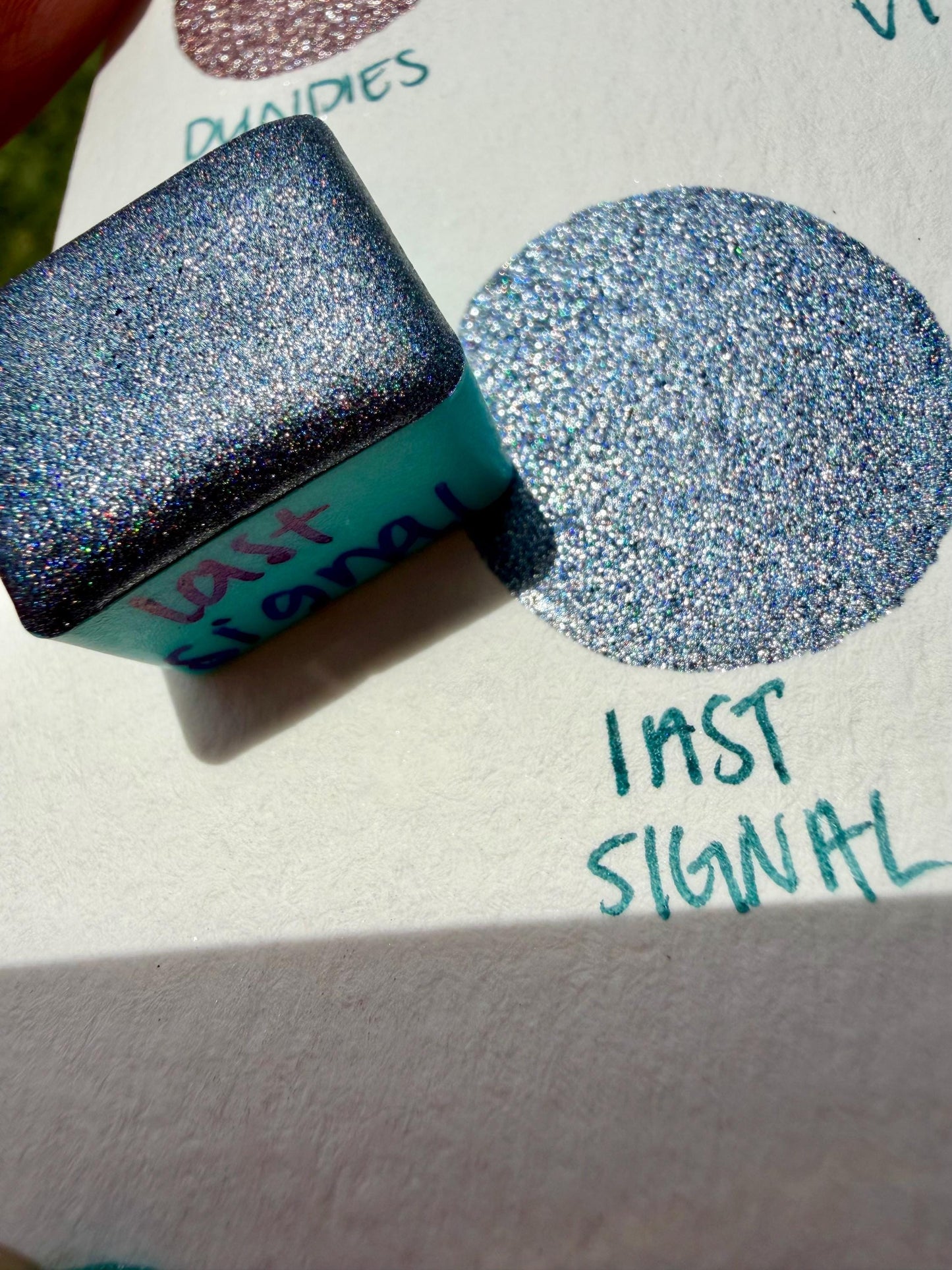 Last Signal | Handmade Watercolors | Handmade Paint | Watercolors | Watercolor | Handmade Cards | Holo Chrome Watercolors
