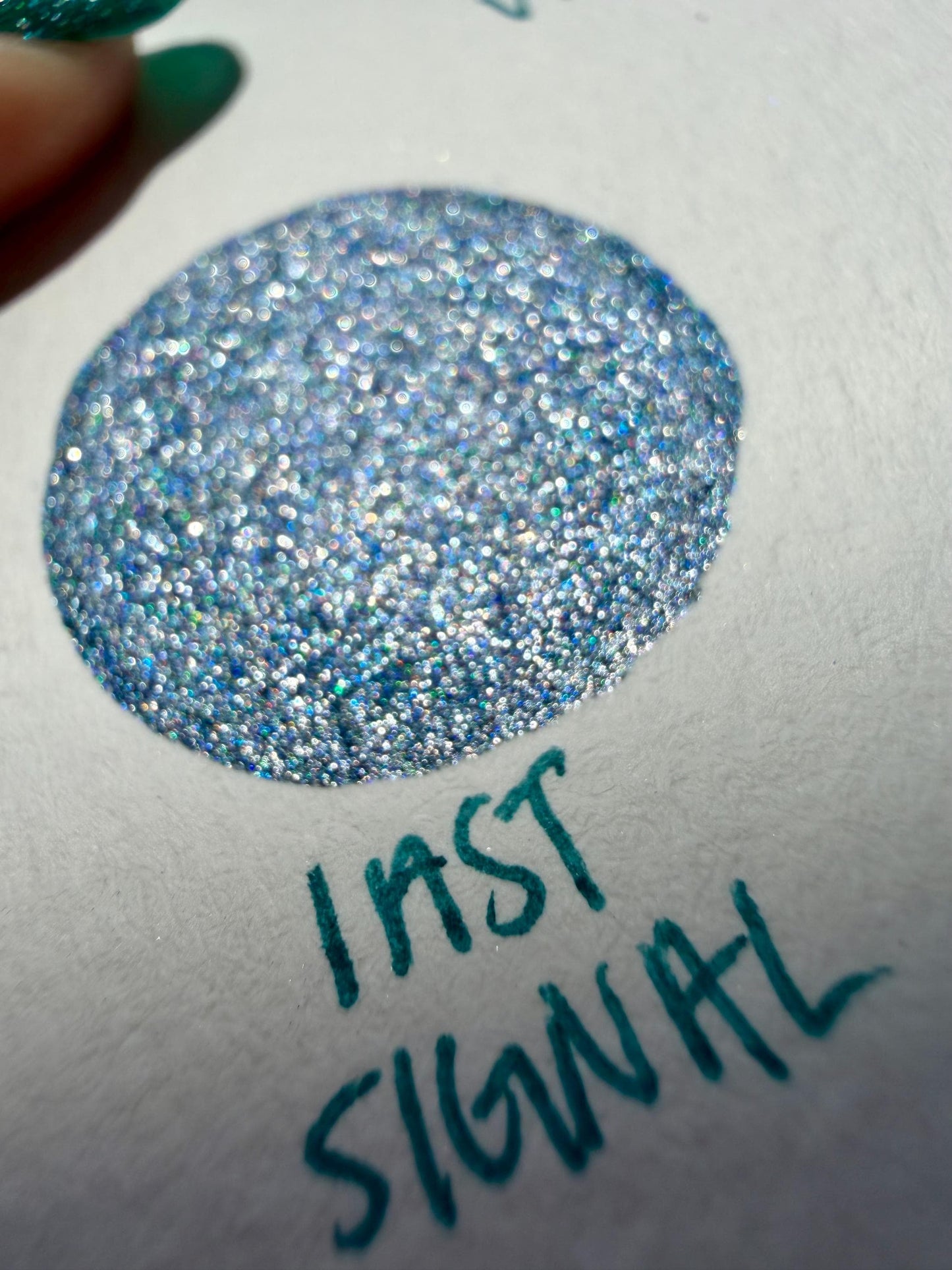 Last Signal | Handmade Watercolors | Handmade Paint | Watercolors | Watercolor | Handmade Cards | Holo Chrome Watercolors
