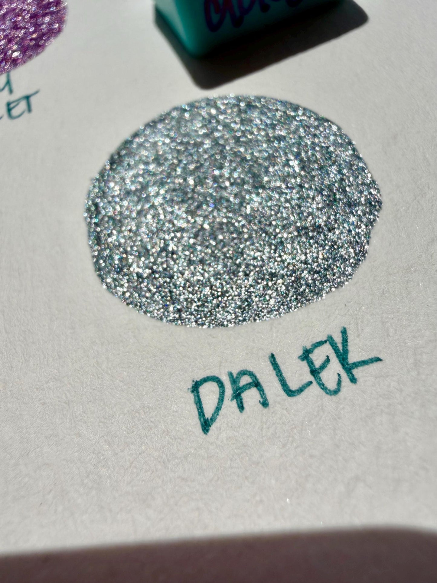 Dalek | Handmade Watercolors | Handmade Paint | Watercolors | Watercolor | Handmade Cards | Chrome Watercolors