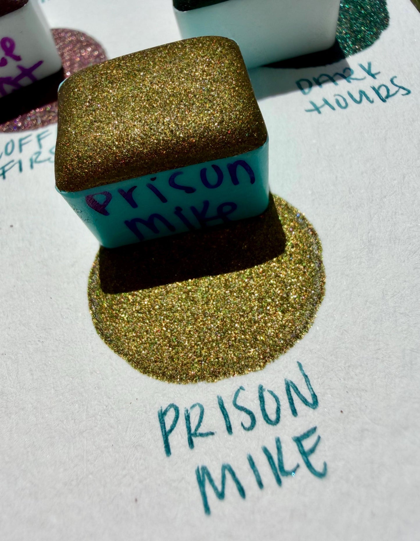 Prison Mike | Handmade Watercolors | Handmade Paint | Watercolors | Watercolor | Handmade Cards | Chrome Watercolors