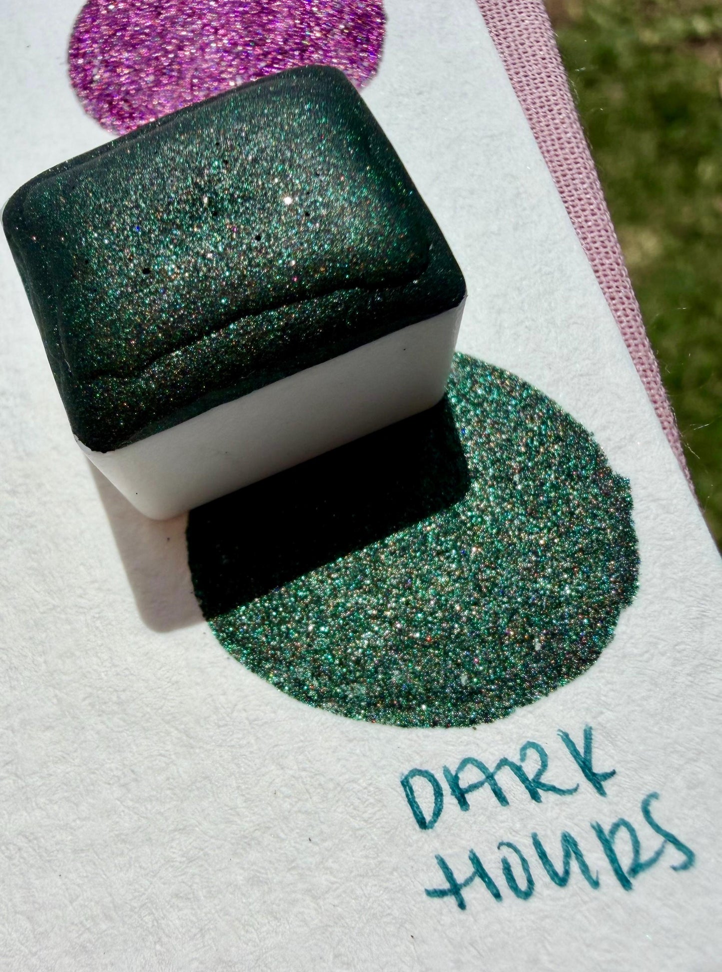 Dark Hours | Handmade Watercolors | Handmade Paint | Watercolors | Watercolor | Handmade Cards | Chrome Watercolors