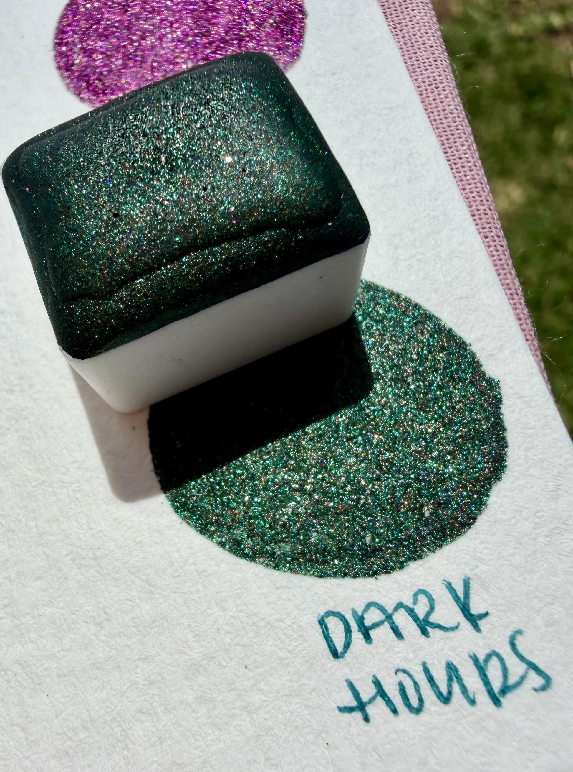 Dark Hours | Handmade Watercolors | Handmade Paint | Watercolors | Watercolor | Handmade Cards | Chrome Watercolors