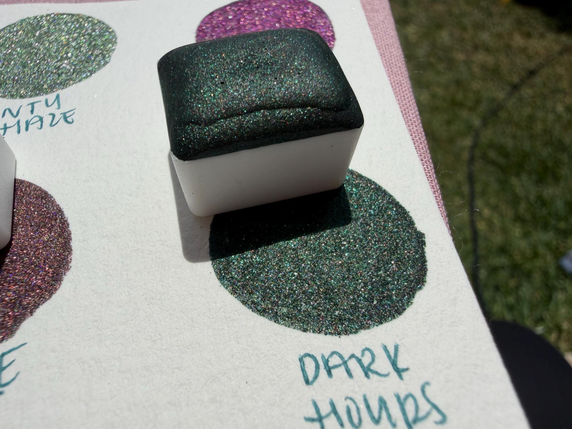 Dark Hours | Handmade Watercolors | Handmade Paint | Watercolors | Watercolor | Handmade Cards | Chrome Watercolors
