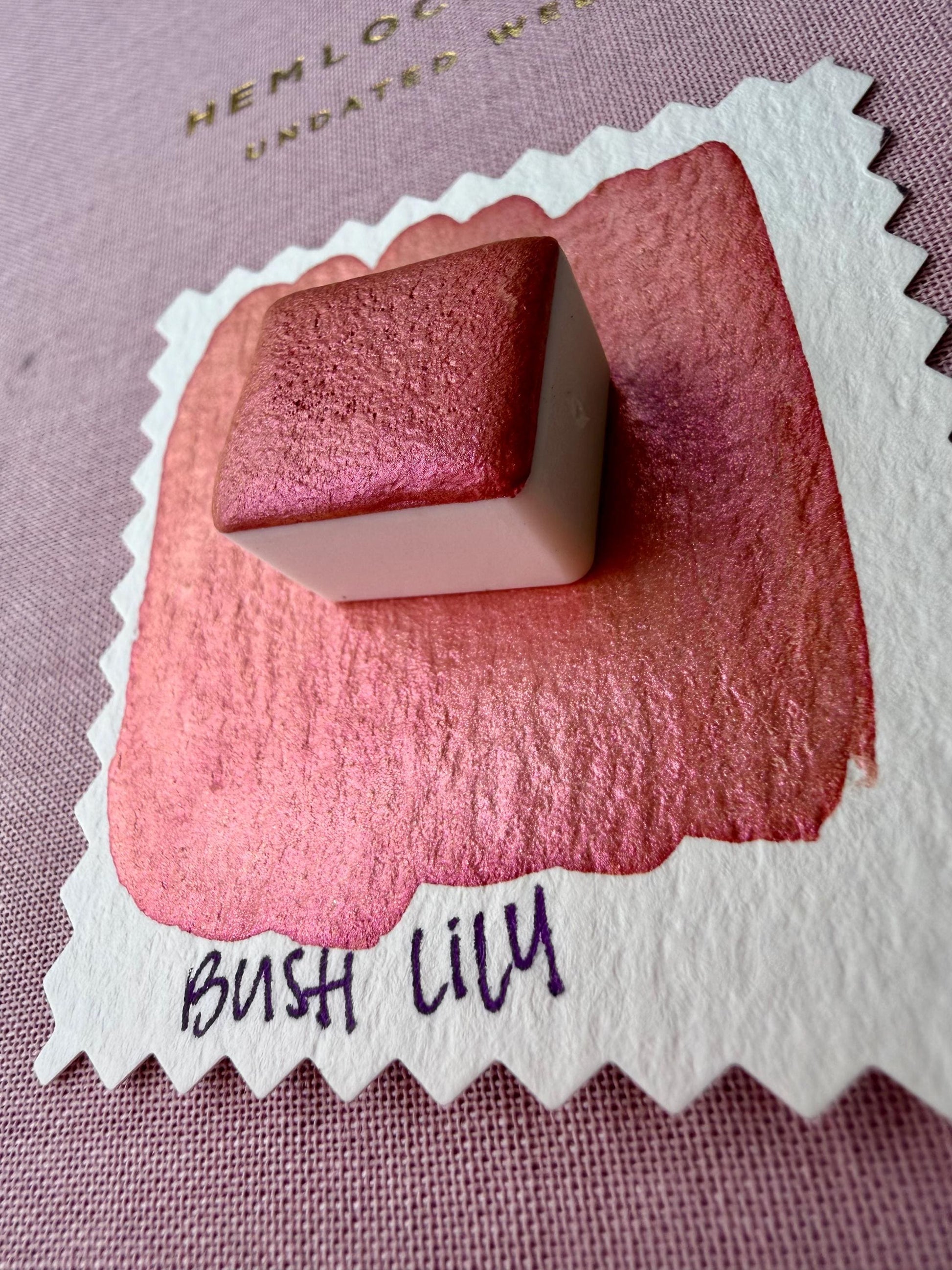 Bush Lily | Handmade Watercolors | Handmade Paint | Watercolors | Watercolor | Watercolor Artist