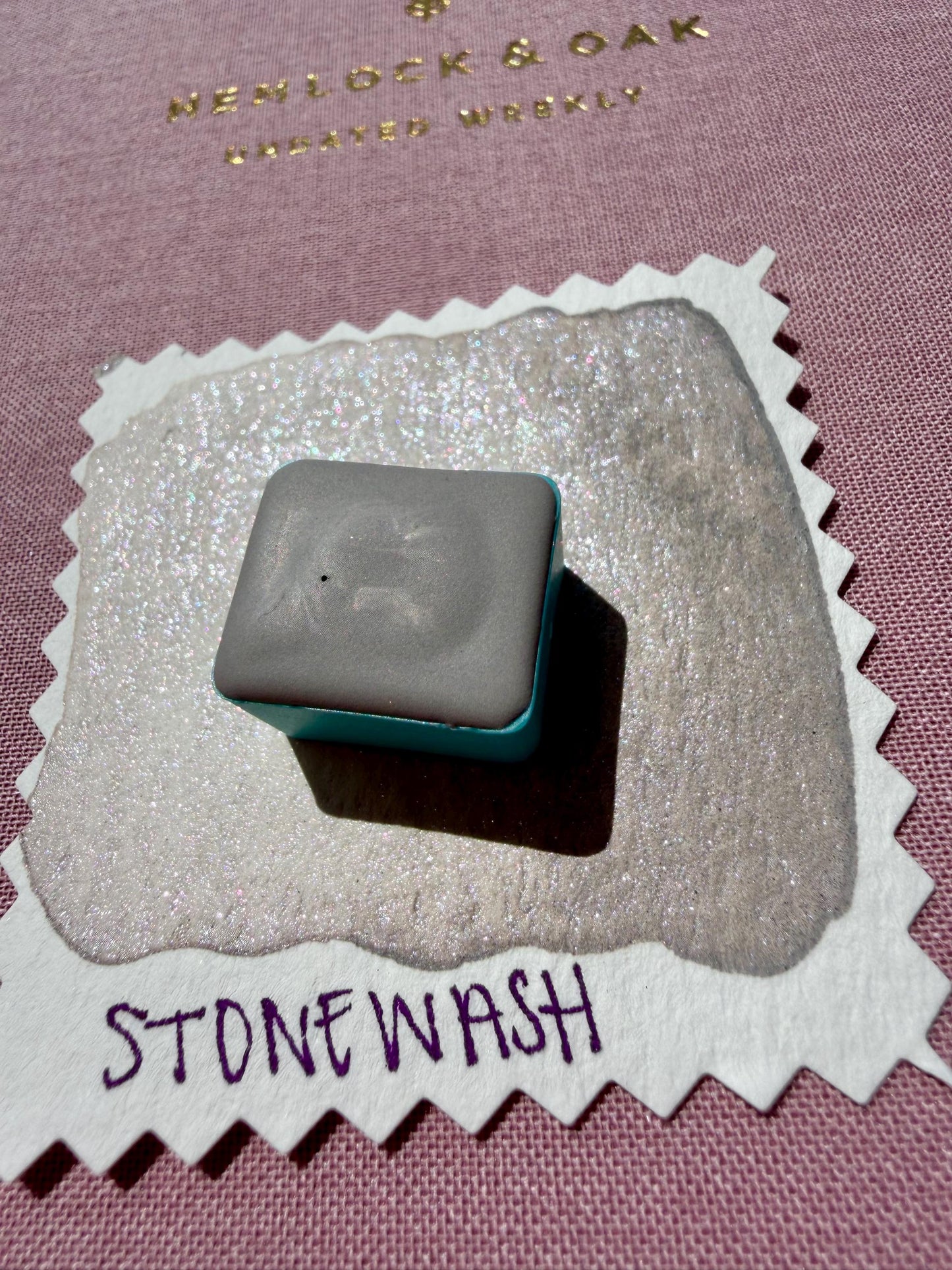 Stone Wash | HYBRID Matte & Shimmer Blend | Handmade Watercolors | Handmade Paint | Watercolors | Watercolor | Watercolor Artist