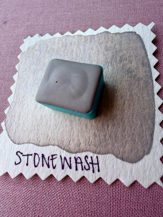 Stone Wash | HYBRID Matte & Shimmer Blend | Handmade Watercolors | Handmade Paint | Watercolors | Watercolor | Watercolor Artist