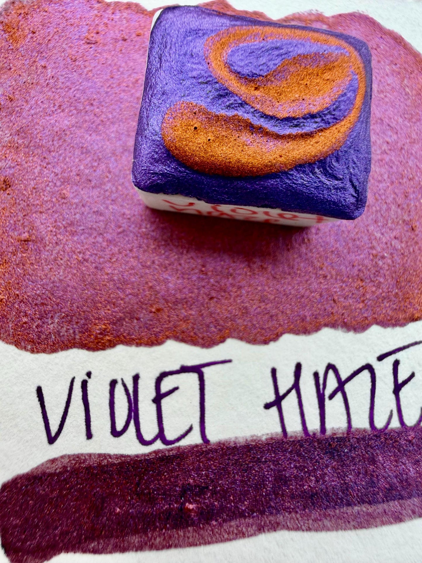 Violet Haze | Handmade Watercolors | Handmade Paint | Watercolors | Watercolor | Handmade Cards | Chrome Watercolors
