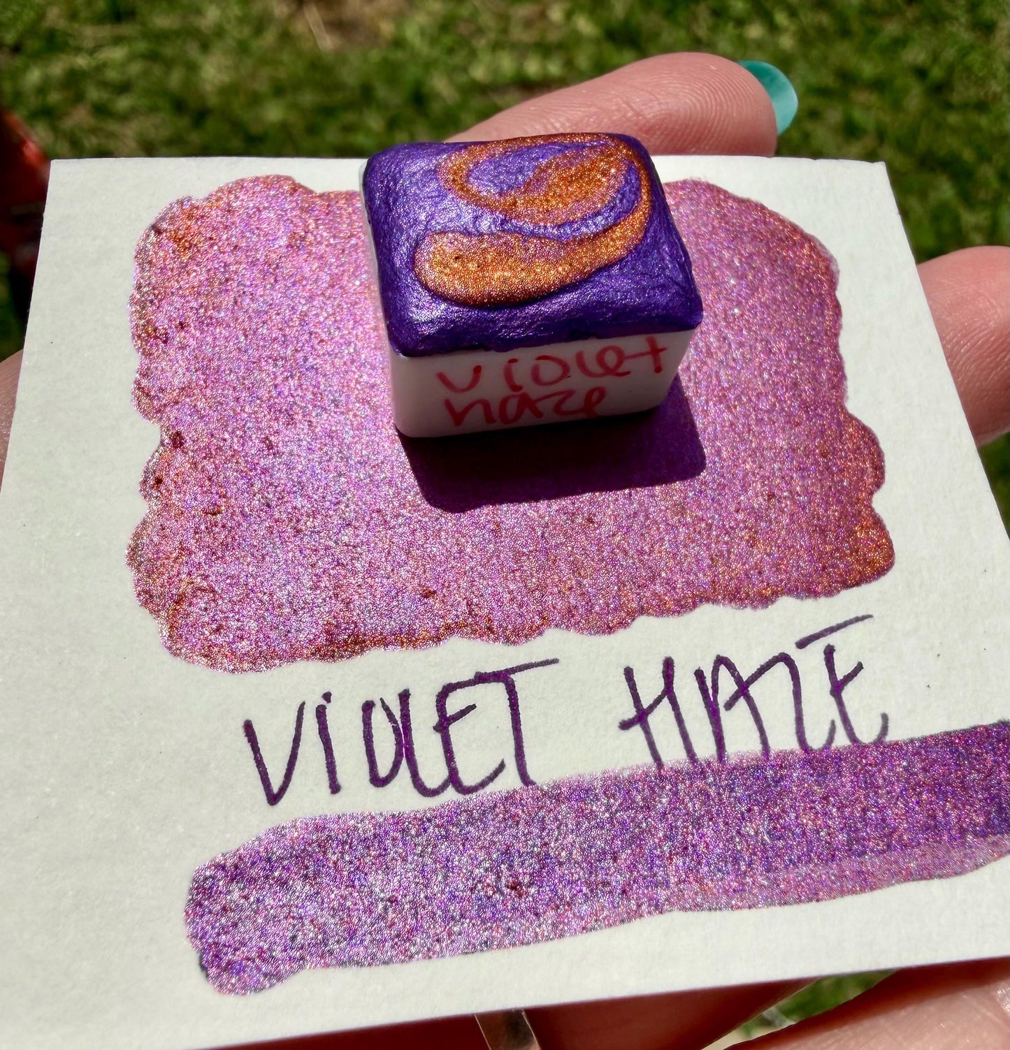 Violet Haze | Handmade Watercolors | Handmade Paint | Watercolors | Watercolor | Handmade Cards | Chrome Watercolors