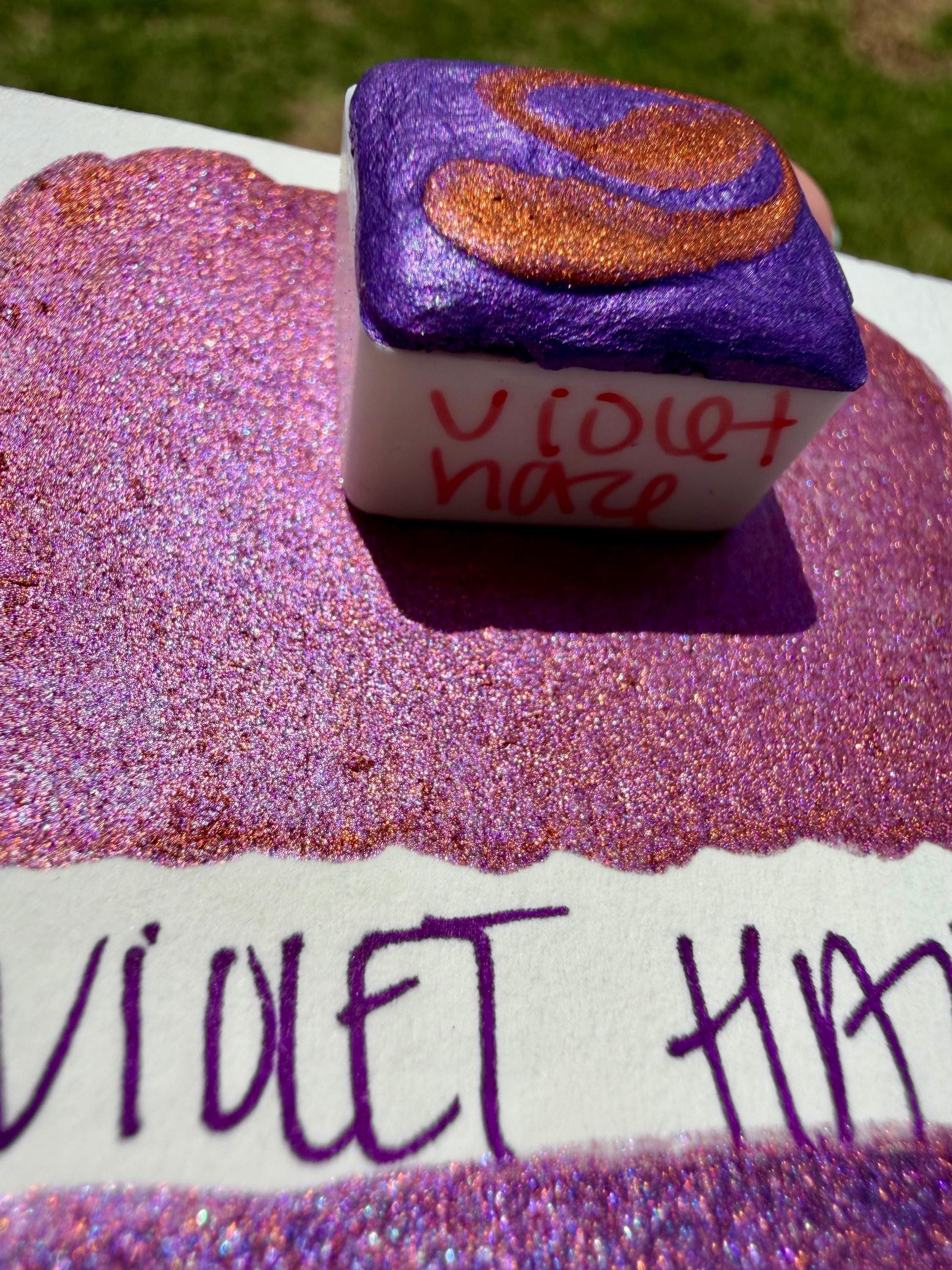 Violet Haze | Handmade Watercolors | Handmade Paint | Watercolors | Watercolor | Handmade Cards | Chrome Watercolors