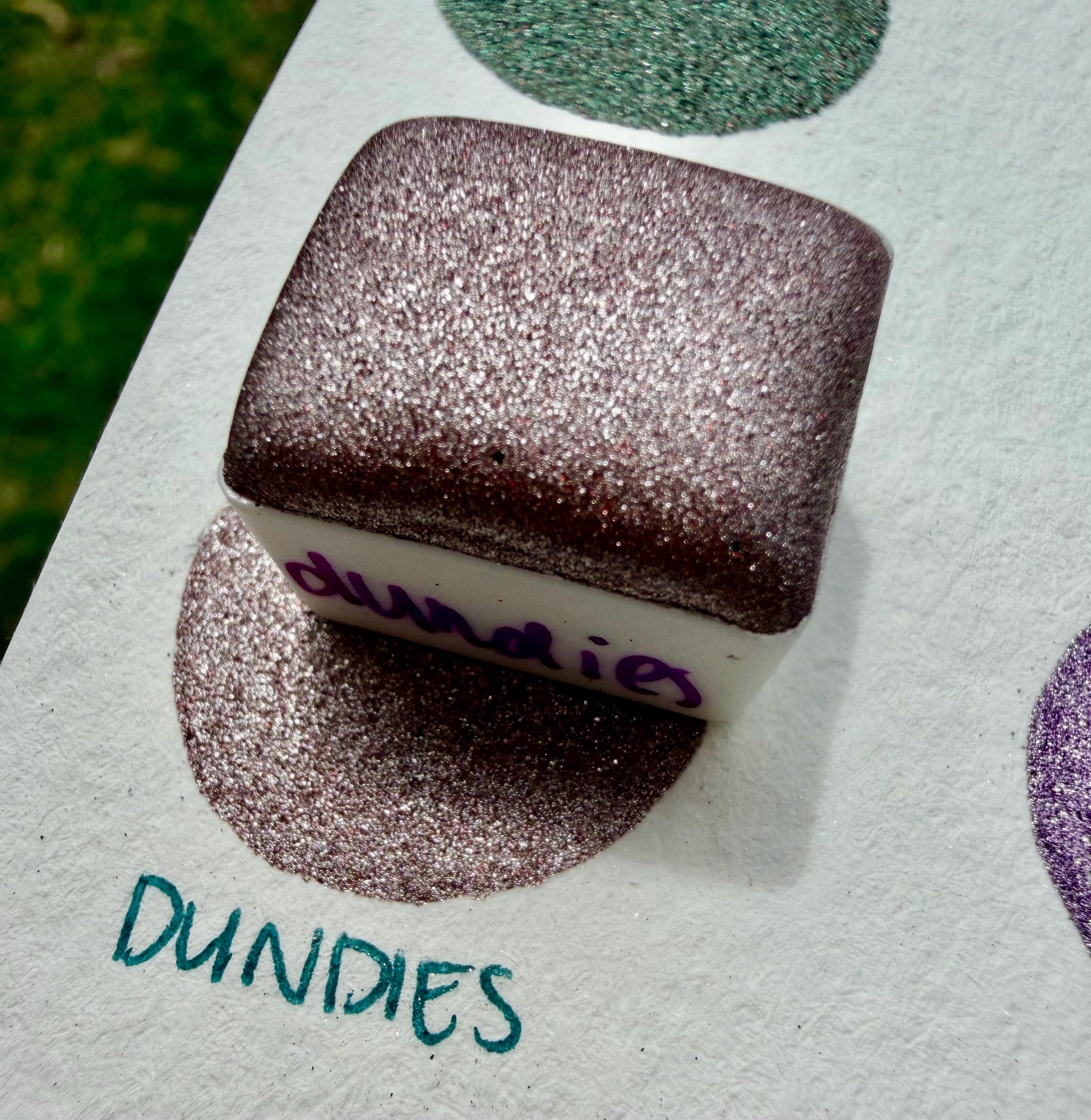 Dundies | Handmade Watercolors | Handmade Paint | Watercolors | Watercolor | Handmade Cards | Chrome Watercolors