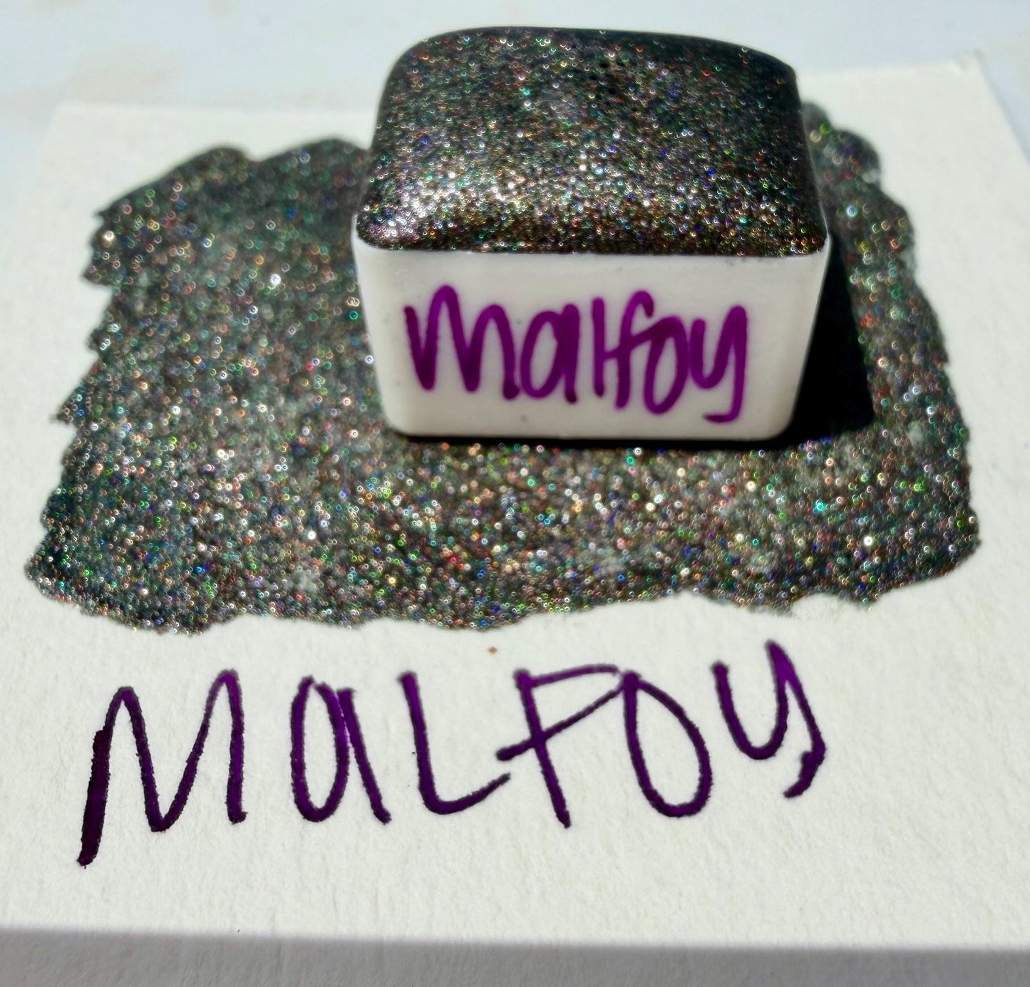 Malfoy | Handmade Watercolors | Handmade Paint | Watercolors | Watercolor | Handmade Cards | Chrome Watercolors