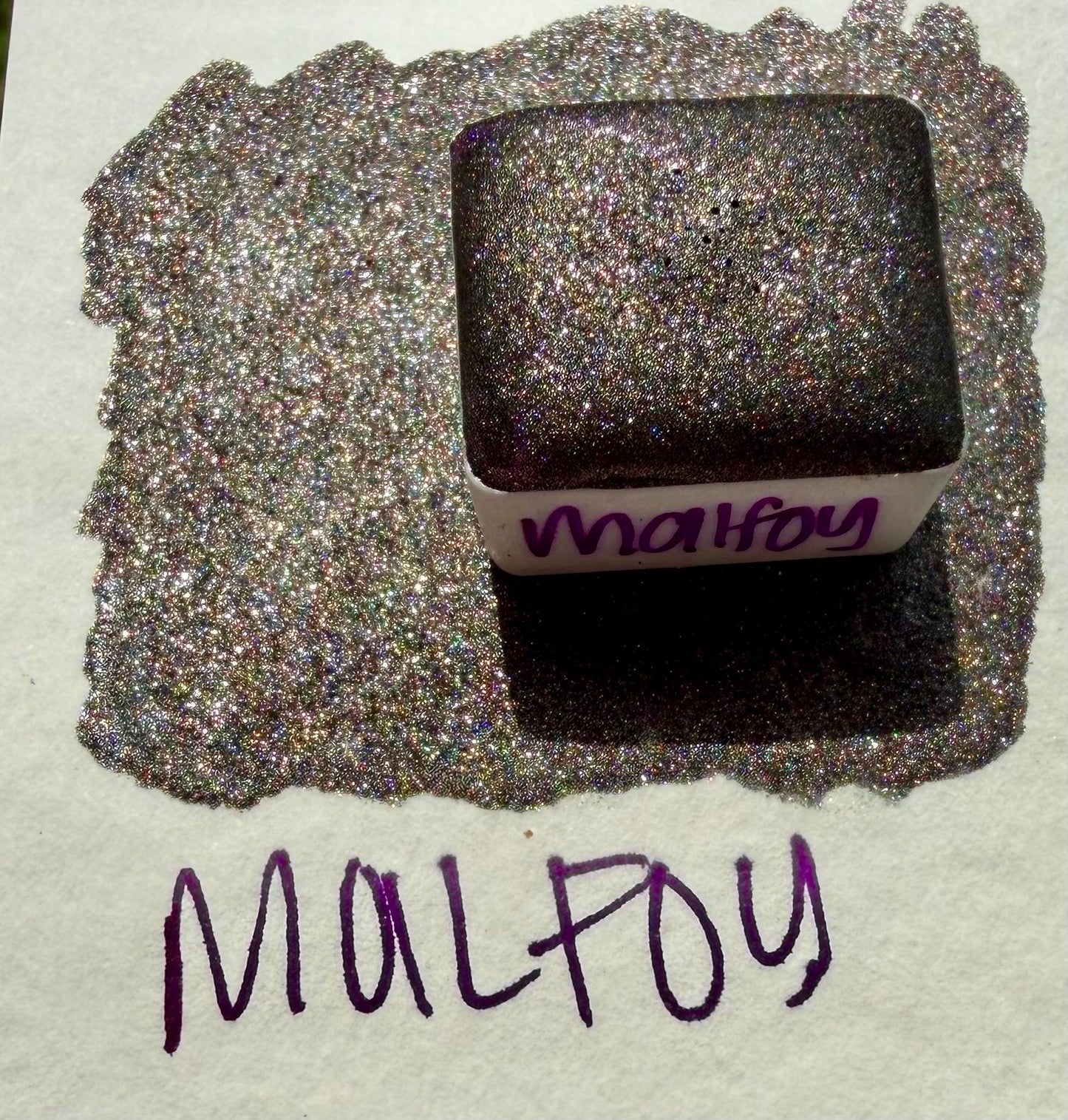Malfoy | Handmade Watercolors | Handmade Paint | Watercolors | Watercolor | Handmade Cards | Chrome Watercolors