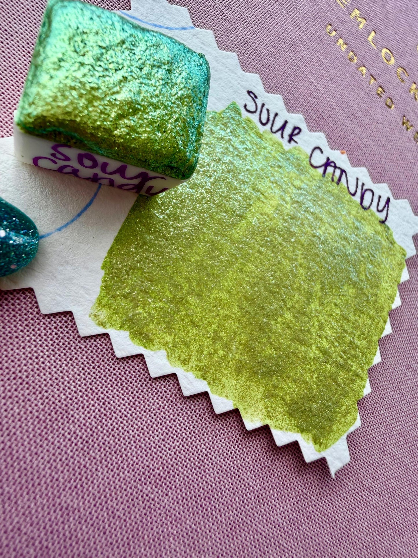 Sour Candy | Handmade Watercolors | Handmade Paint | Calligraphy | Lettering | Colorshift | Artist Paints | Watercolor Artist