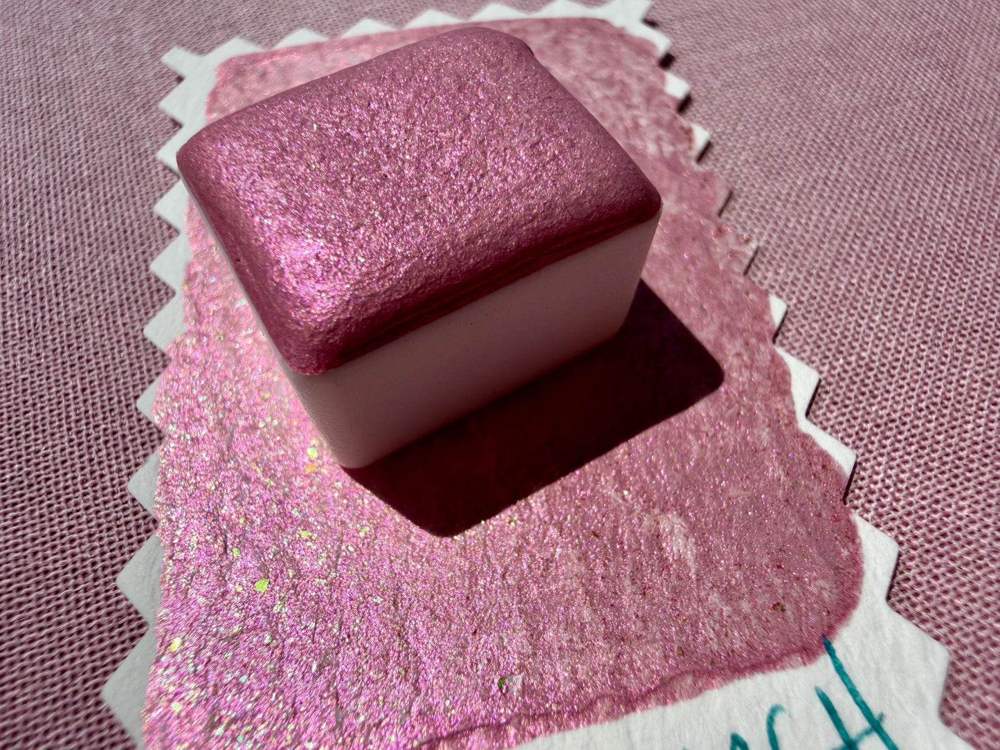 Sun Blush | Handmade Watercolors | Handmade Paint | Calligraphy | Lettering | Colorshift | Artist Paints | Watercolor Artist