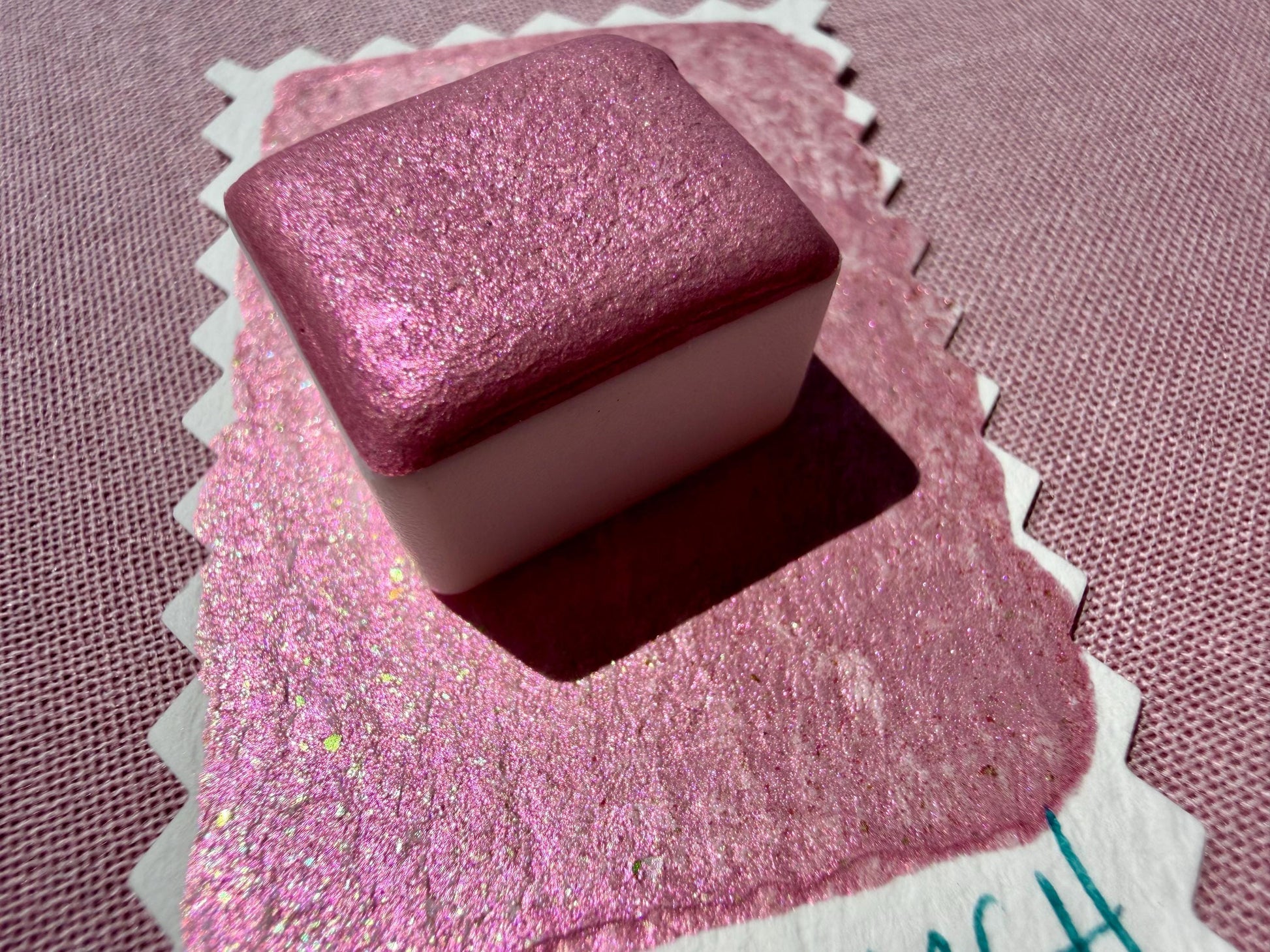 Sun Blush | Handmade Watercolors | Handmade Paint | Calligraphy | Lettering | Colorshift | Artist Paints | Watercolor Artist