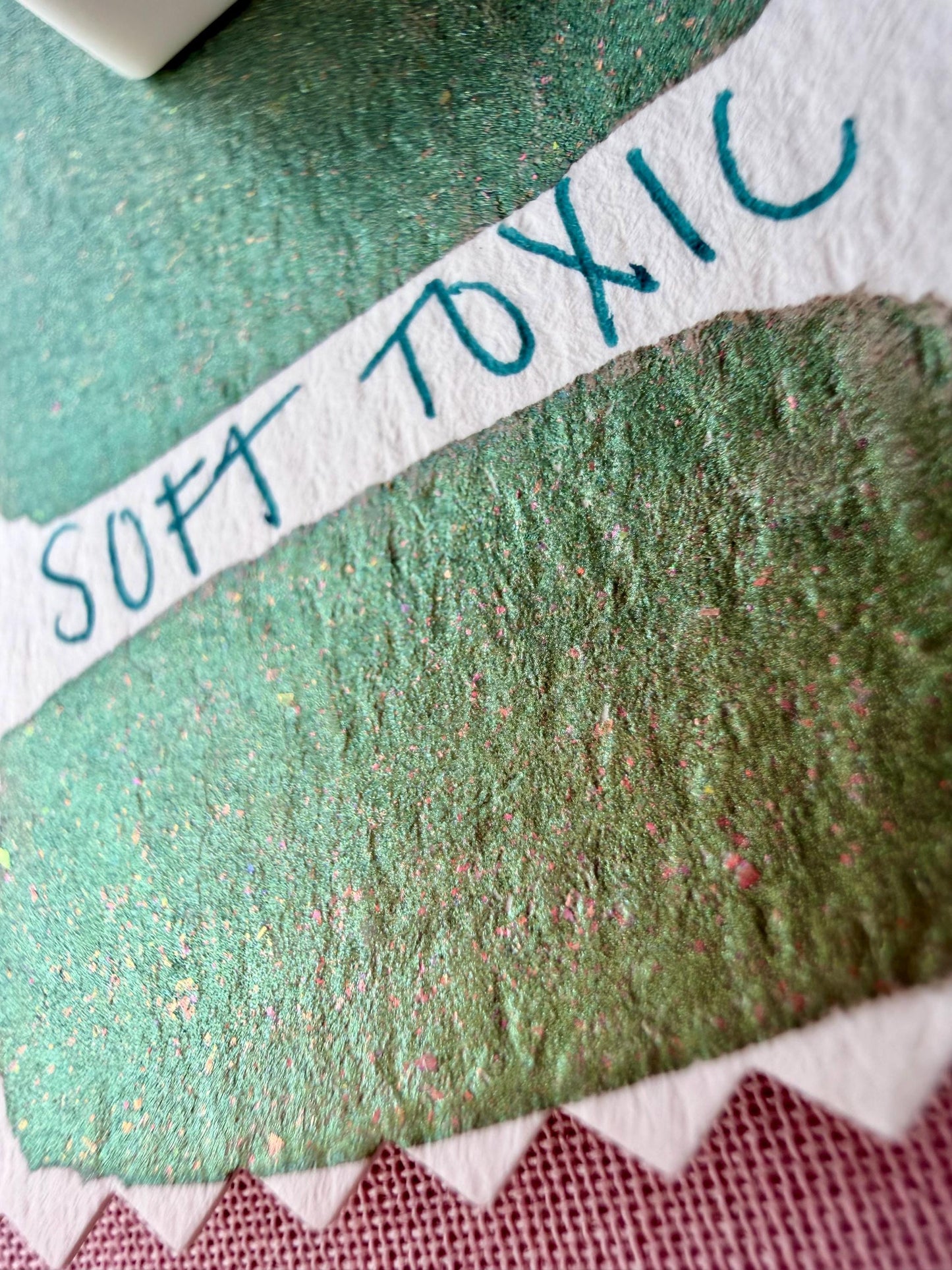 Soft Toxic | Handmade Watercolors | Handmade Paint | Calligraphy | Lettering | Colorshift | Artist Paints | Watercolor Artist