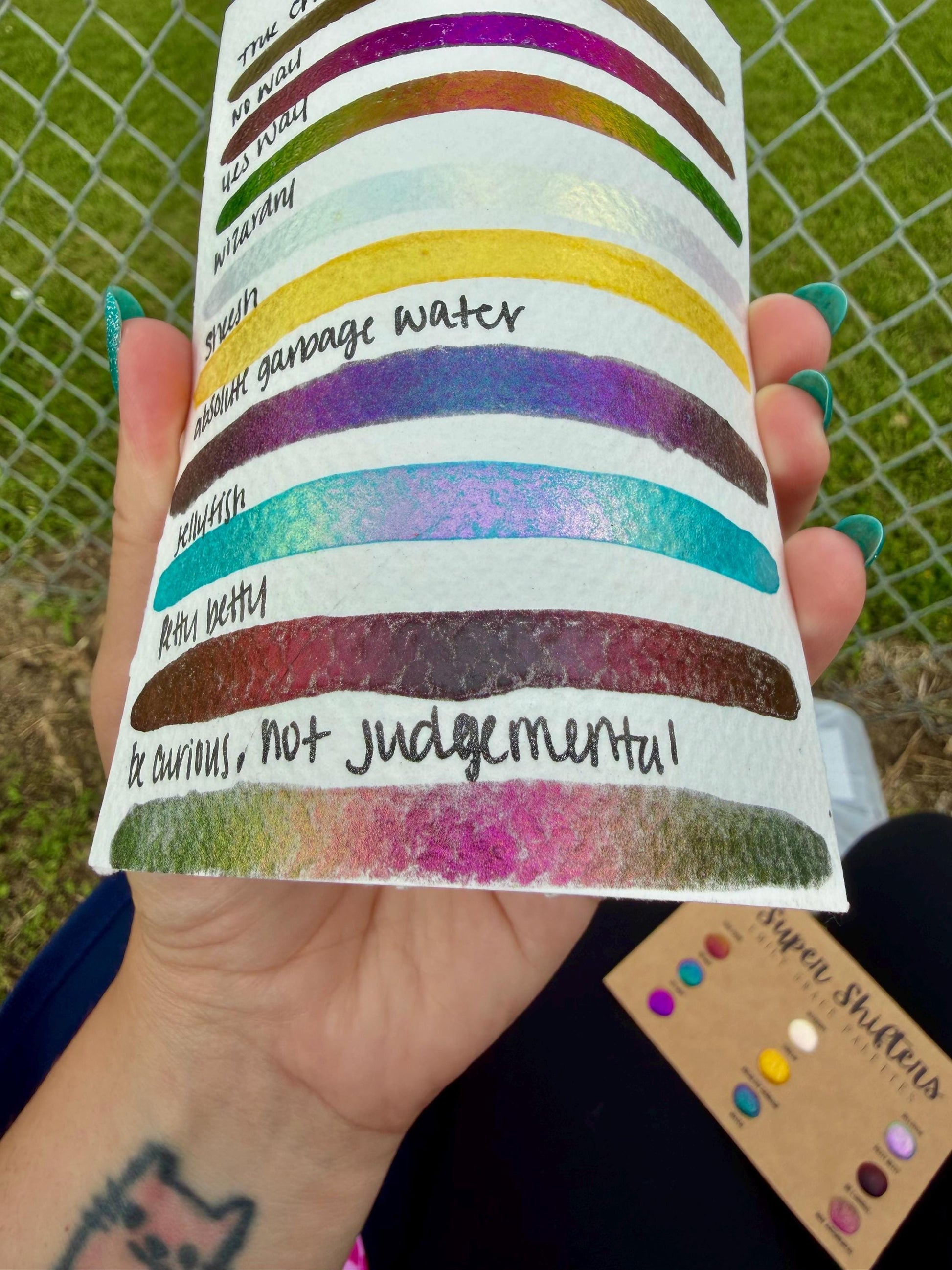 Super Shifting Dot Card | Super Shifter | Shifting Dot Card | Handmade Paint | Watercolors | Watercolor | Handmade Watercolors | Gifts