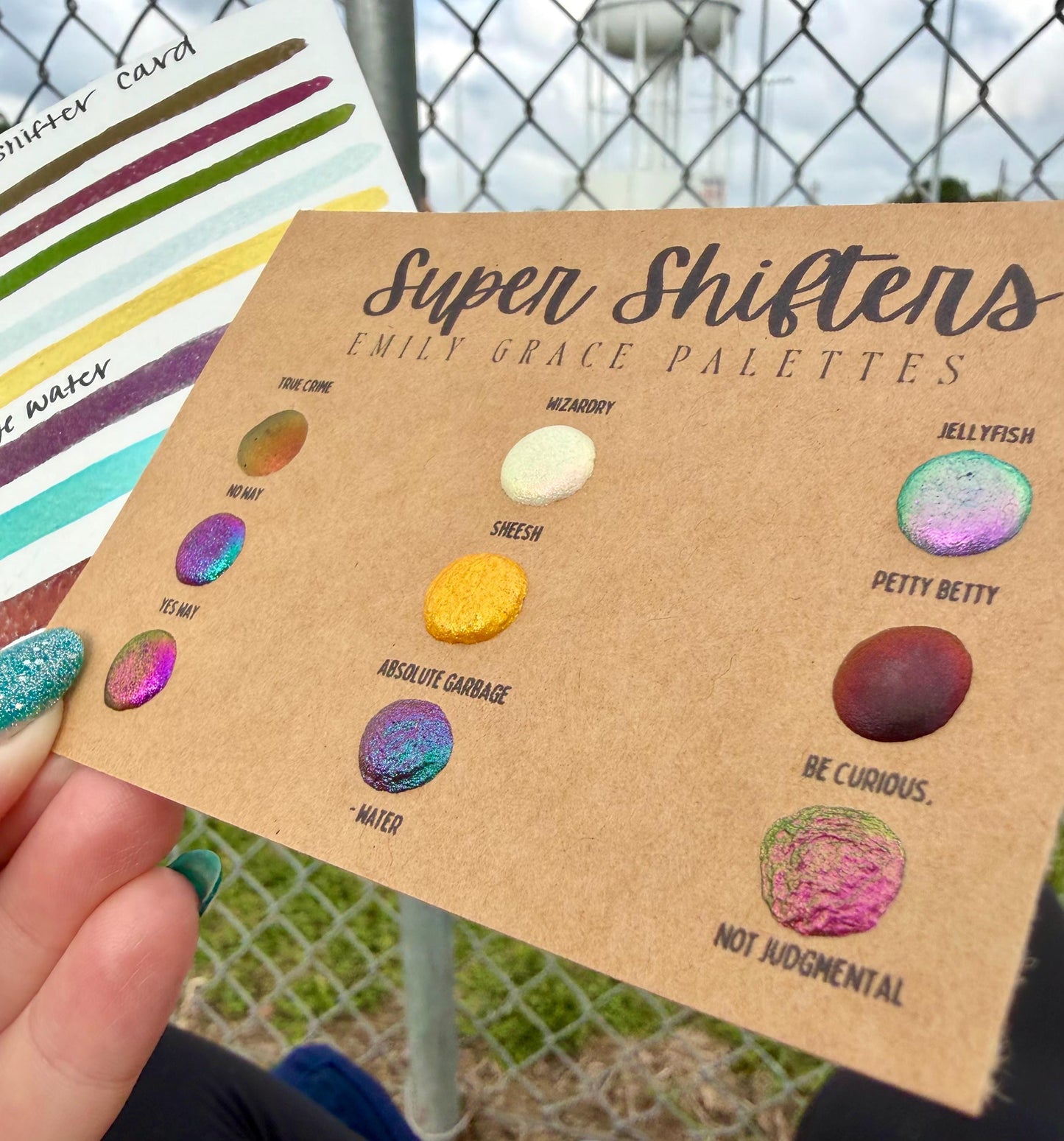 Super Shifting Dot Card | Super Shifter | Shifting Dot Card | Handmade Paint | Watercolors | Watercolor | Handmade Watercolors | Gifts