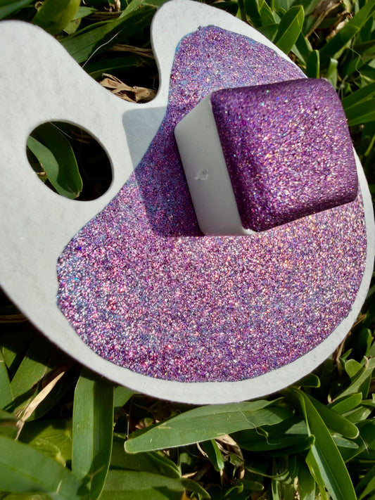 Plum Crazy | Handmade Watercolors | Handmade Paint | Watercolors | Watercolor | Handmade Cards | Chrome Watercolors