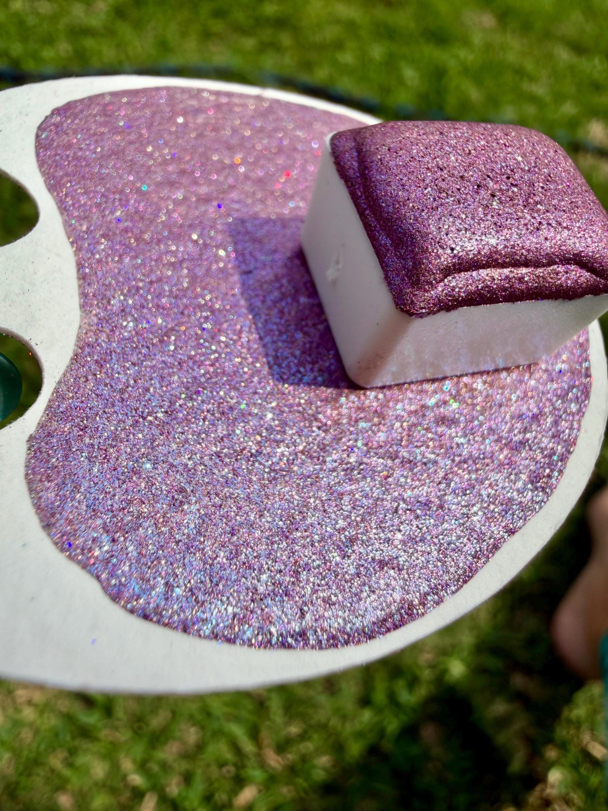 Lilac Threat | Handmade Watercolors | Handmade Paint | Watercolors | Watercolor | Handmade Cards | Chrome Watercolors