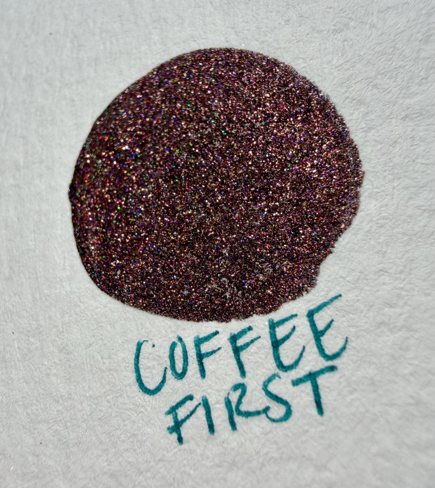 Coffee First | Handmade Watercolors | Handmade Paint | Watercolors | Watercolor | Handmade Cards | Chrome Watercolors