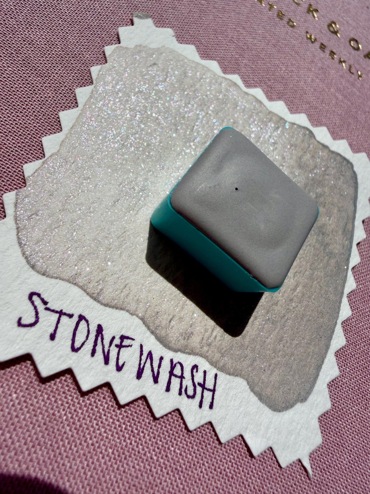 Stone Wash | HYBRID Matte & Shimmer Blend | Handmade Watercolors | Handmade Paint | Watercolors | Watercolor | Watercolor Artist