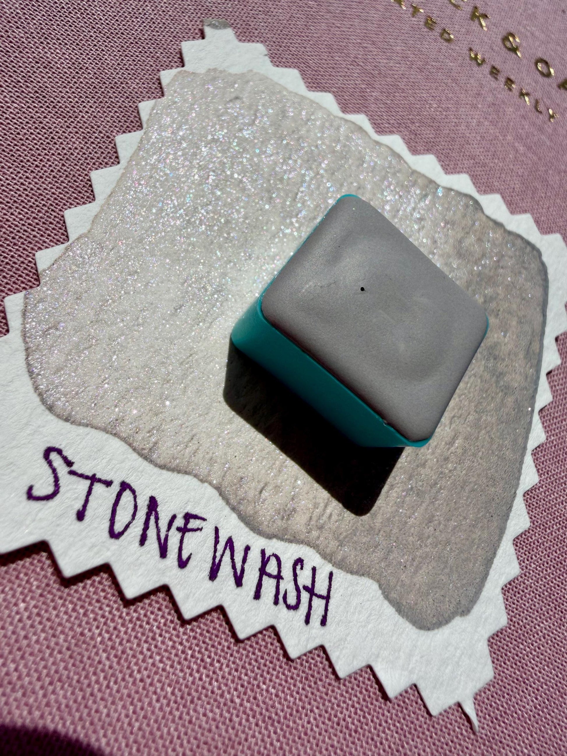 Stone Wash | HYBRID Matte & Shimmer Blend | Handmade Watercolors | Handmade Paint | Watercolors | Watercolor | Watercolor Artist
