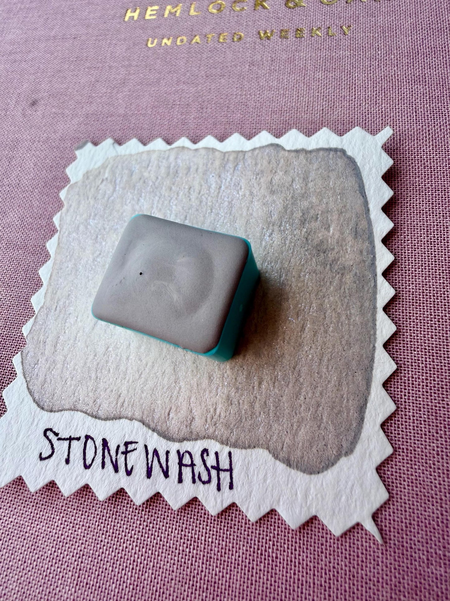 Stone Wash | HYBRID Matte & Shimmer Blend | Handmade Watercolors | Handmade Paint | Watercolors | Watercolor | Watercolor Artist