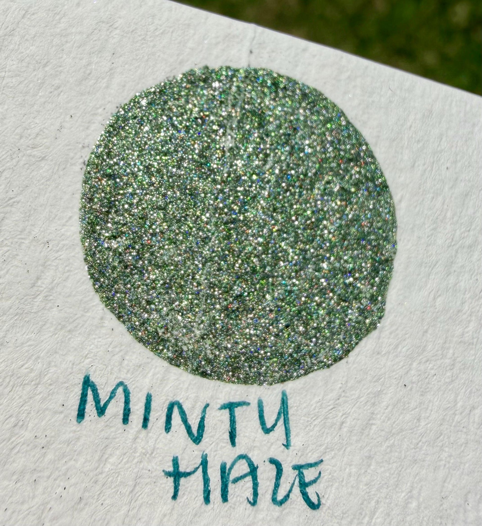 Minty Haze | Handmade Watercolors | Handmade Paint | Watercolors | Watercolor | Handmade Cards | Chrome Watercolors