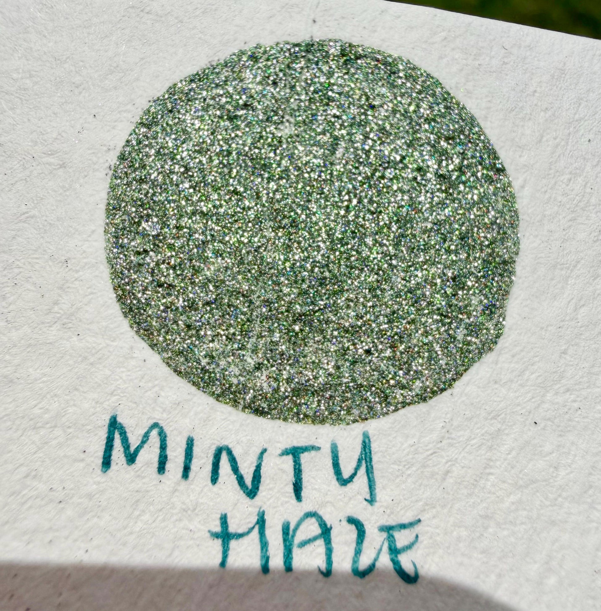 Minty Haze | Handmade Watercolors | Handmade Paint | Watercolors | Watercolor | Handmade Cards | Chrome Watercolors