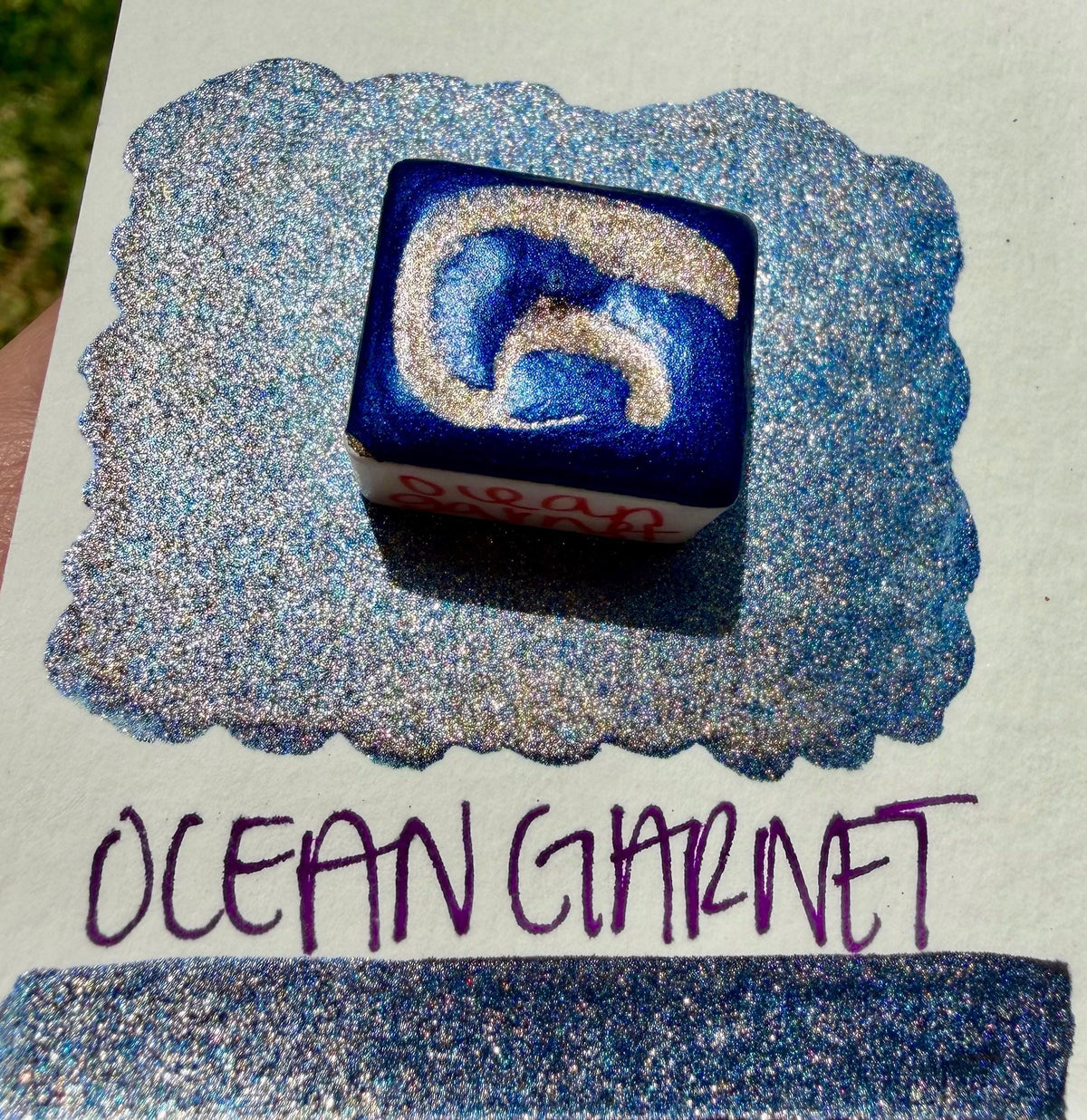 Ocean Granet| Handmade Watercolors | Handmade Paint | Watercolors | Watercolor | Handmade Cards | Chrome Watercolors