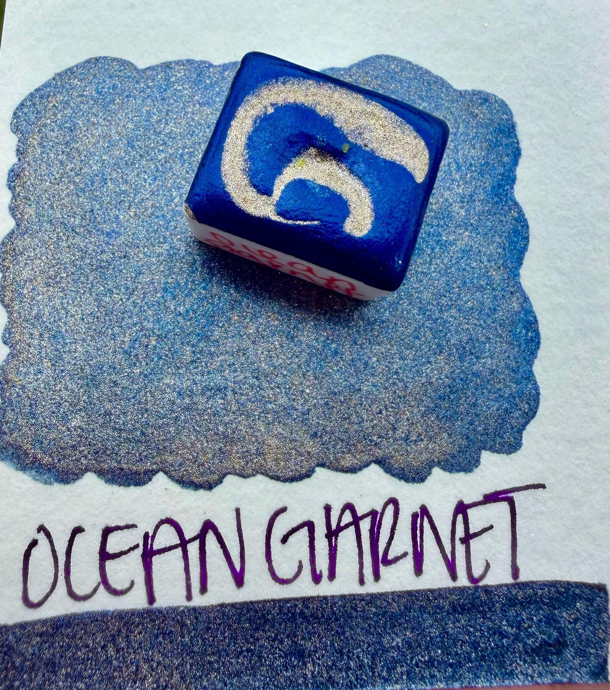 Ocean Granet| Handmade Watercolors | Handmade Paint | Watercolors | Watercolor | Handmade Cards | Chrome Watercolors