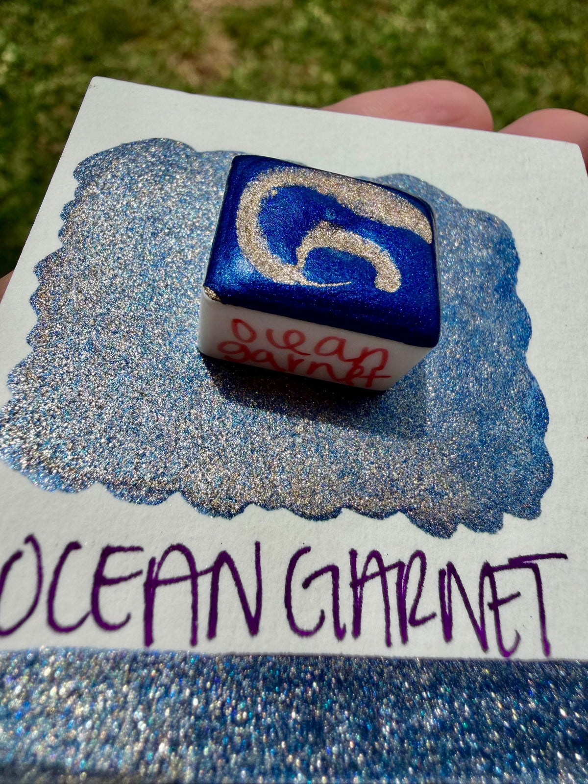 Ocean Granet| Handmade Watercolors | Handmade Paint | Watercolors | Watercolor | Handmade Cards | Chrome Watercolors