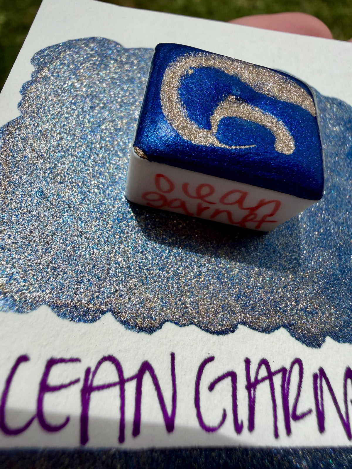 Ocean Granet| Handmade Watercolors | Handmade Paint | Watercolors | Watercolor | Handmade Cards | Chrome Watercolors