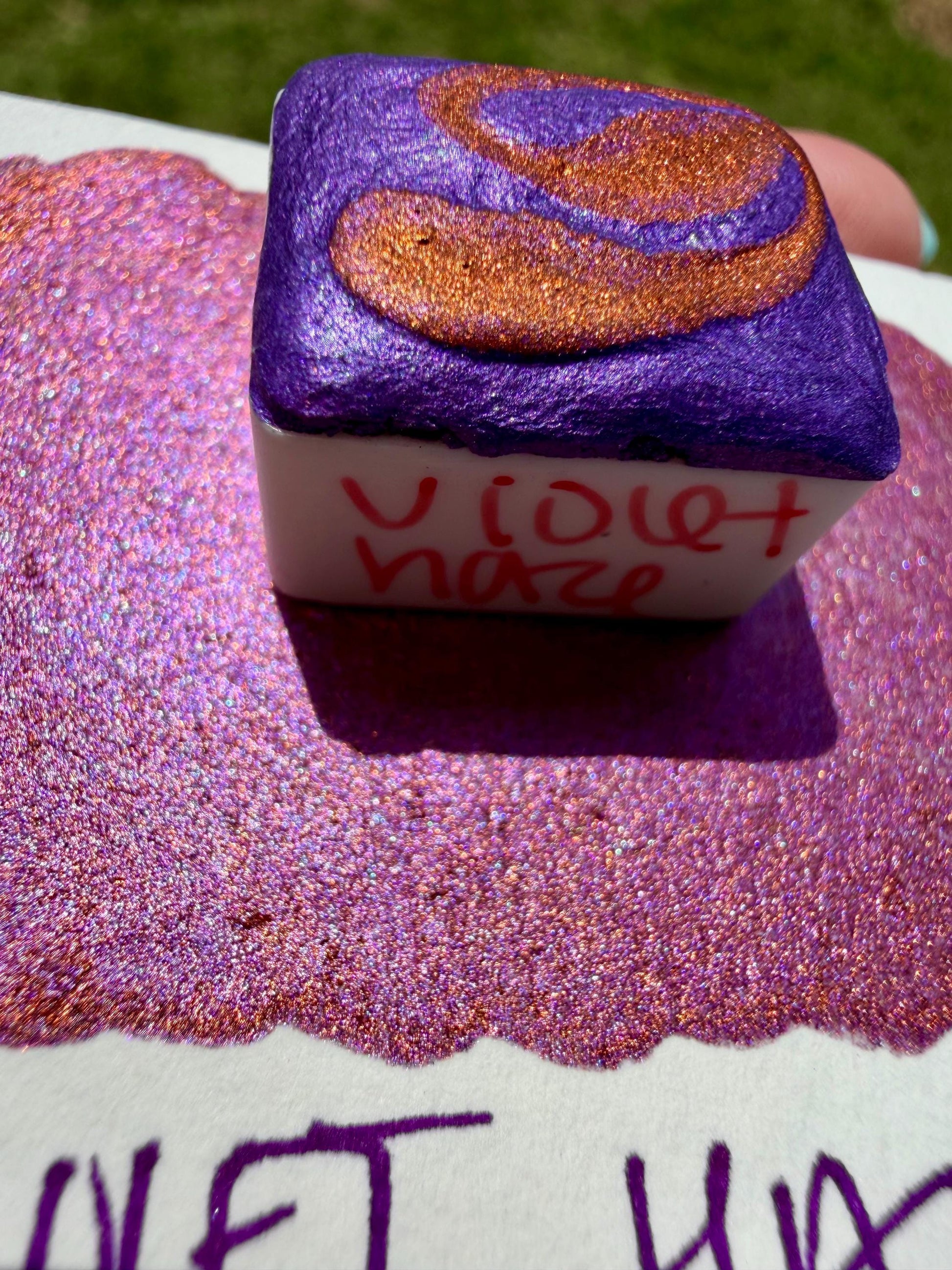 Violet Haze | Handmade Watercolors | Handmade Paint | Watercolors | Watercolor | Handmade Cards | Chrome Watercolors