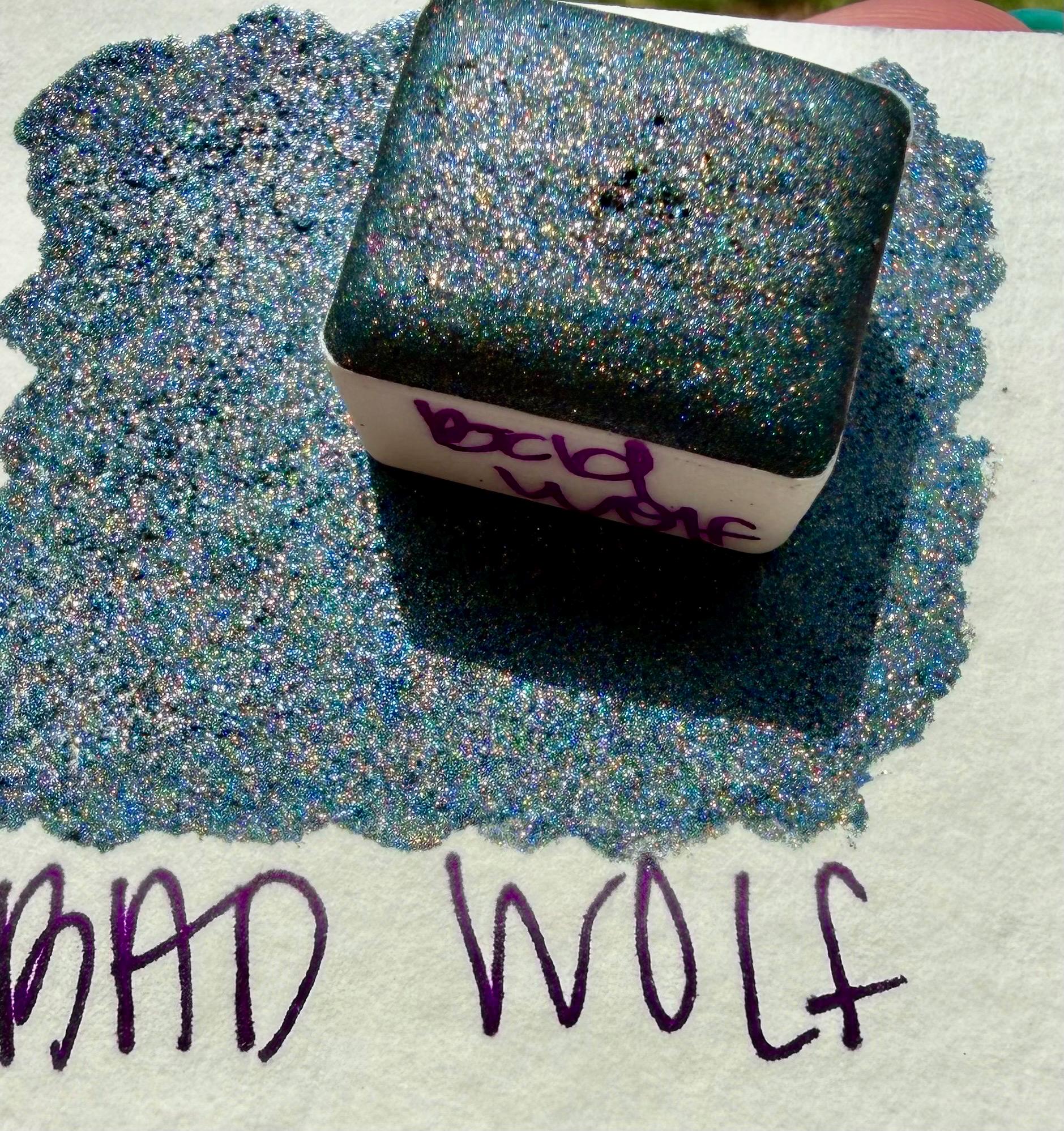 Bad Wolf | Handmade Watercolors | Handmade Paint | Watercolors | Watercolor | Handmade Cards | Chrome Watercolors