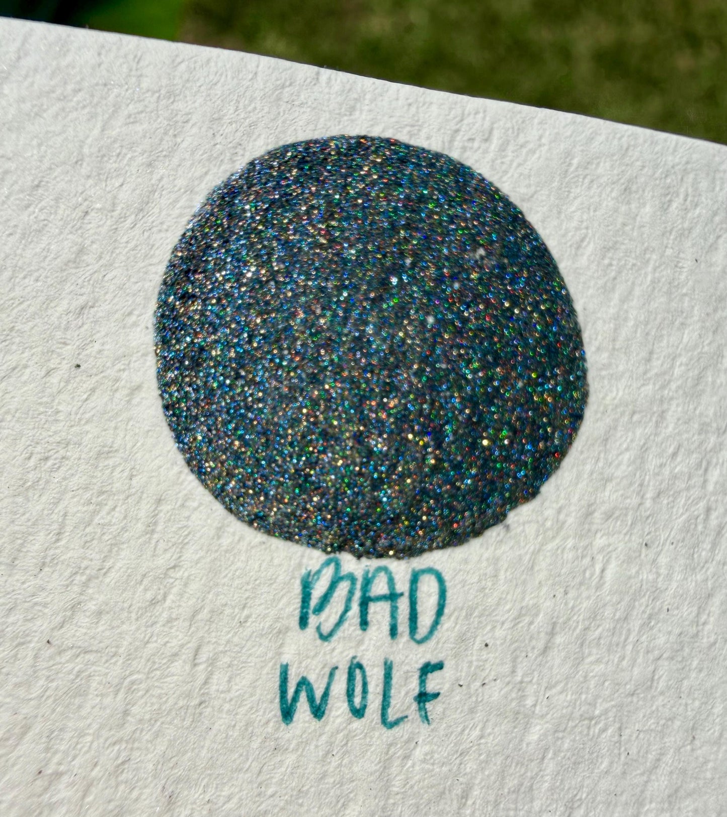 Bad Wolf | Handmade Watercolors | Handmade Paint | Watercolors | Watercolor | Handmade Cards | Chrome Watercolors