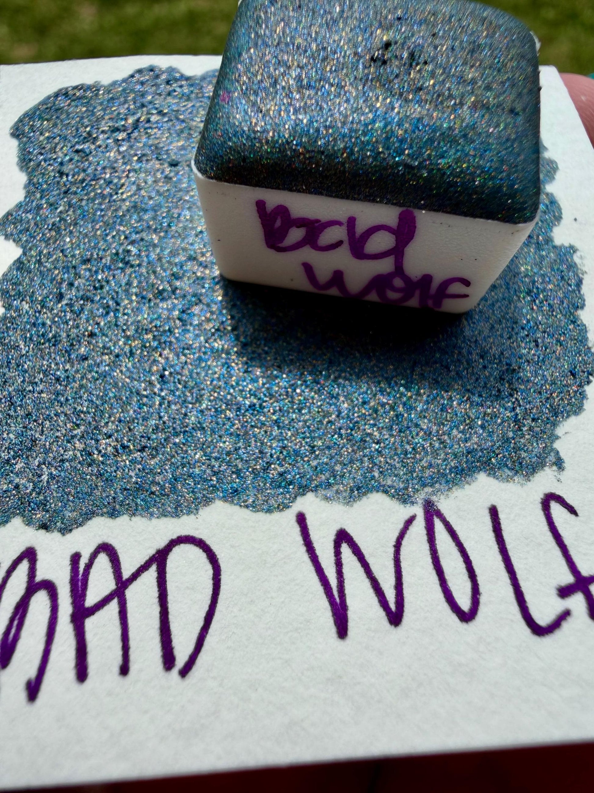 Bad Wolf | Handmade Watercolors | Handmade Paint | Watercolors | Watercolor | Handmade Cards | Chrome Watercolors