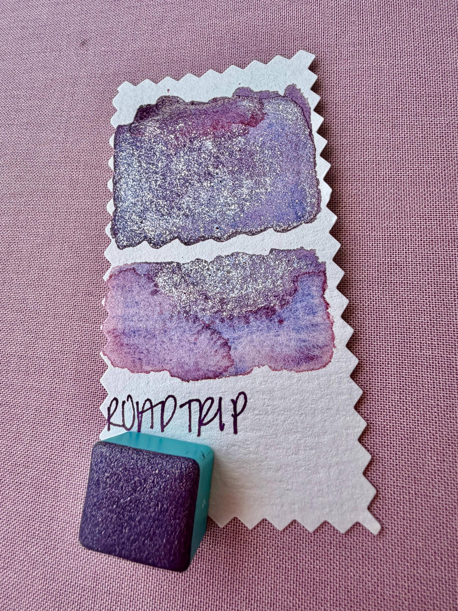 Road Trip | Handmade Watercolors | Handmade Paint | Calligraphy | Lettering | Colorshift | Artist Paints | Watercolor Artist