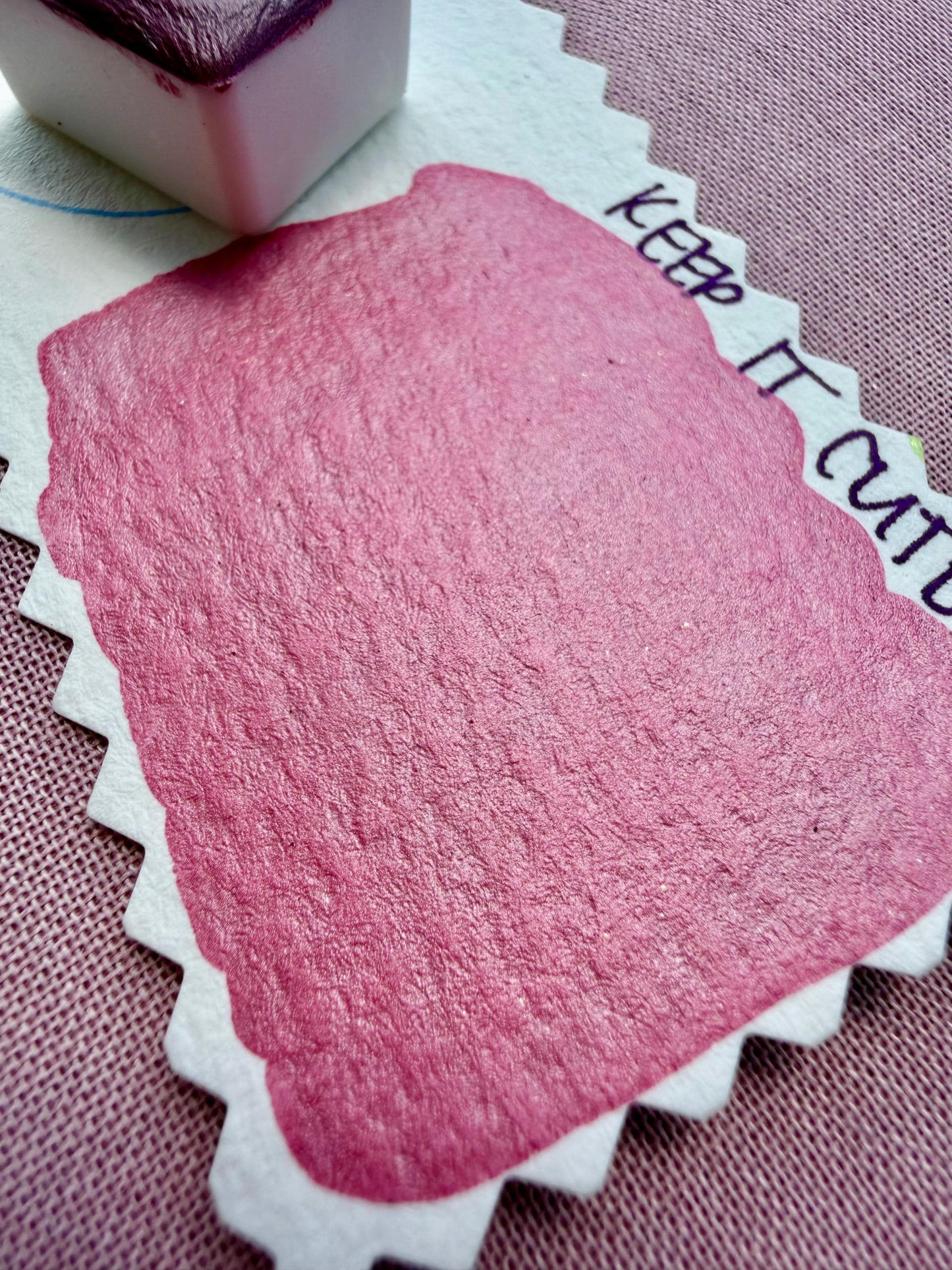 Keep It Cute | Handmade Watercolors | Handmade Paint | Calligraphy | Lettering | Colorshift | Artist Paints | Watercolor Artist