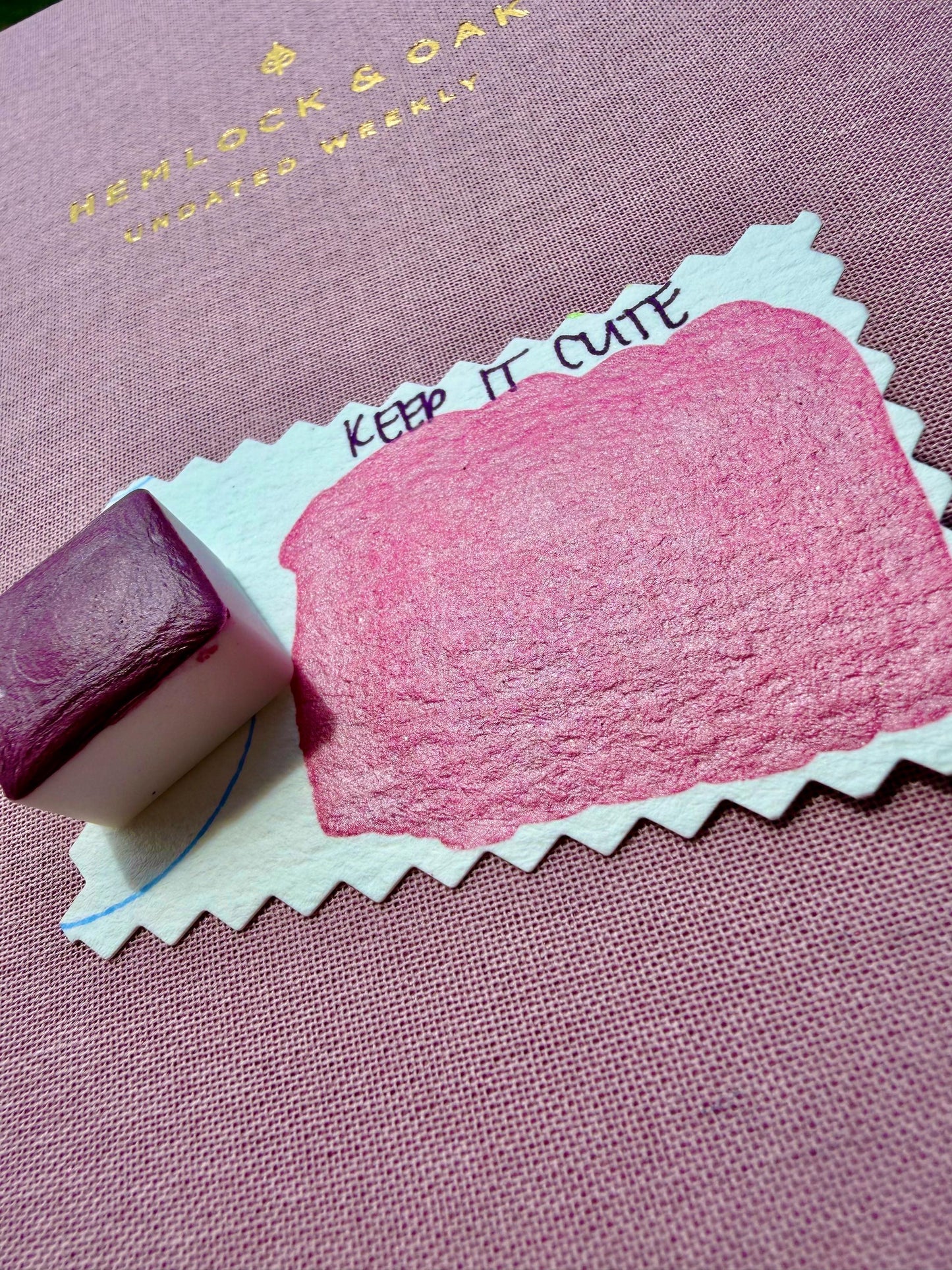 Keep It Cute | Handmade Watercolors | Handmade Paint | Calligraphy | Lettering | Colorshift | Artist Paints | Watercolor Artist