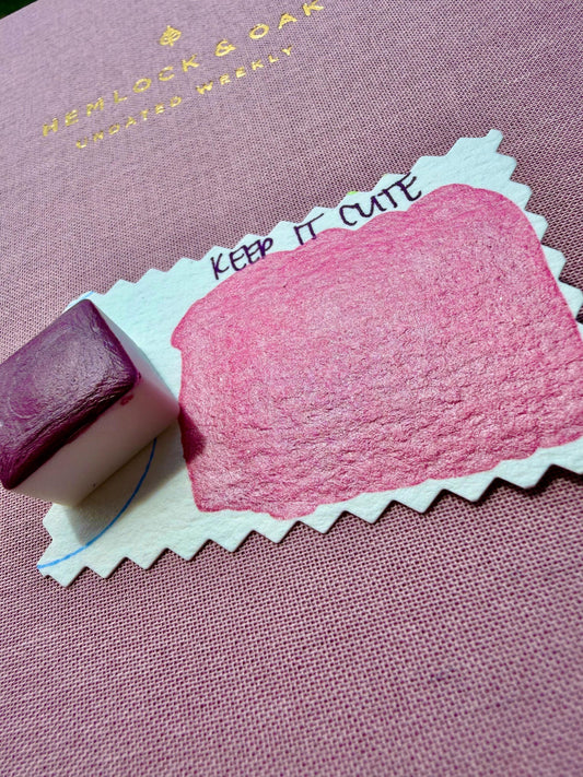 Keep It Cute | Handmade Watercolors | Handmade Paint | Calligraphy | Lettering | Colorshift | Artist Paints | Watercolor Artist