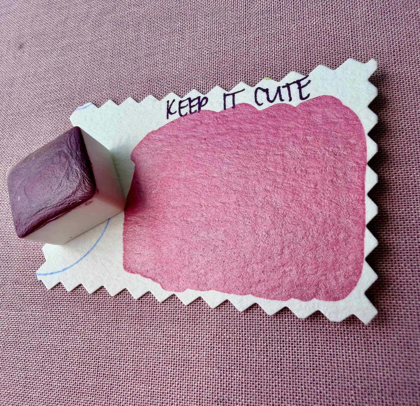 Keep It Cute | Handmade Watercolors | Handmade Paint | Calligraphy | Lettering | Colorshift | Artist Paints | Watercolor Artist