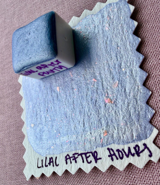 Lilac After Party | Handmade Watercolors | Handmade Paint | Calligraphy | Lettering | Colorshift | Artist Paints | Watercolor Artist