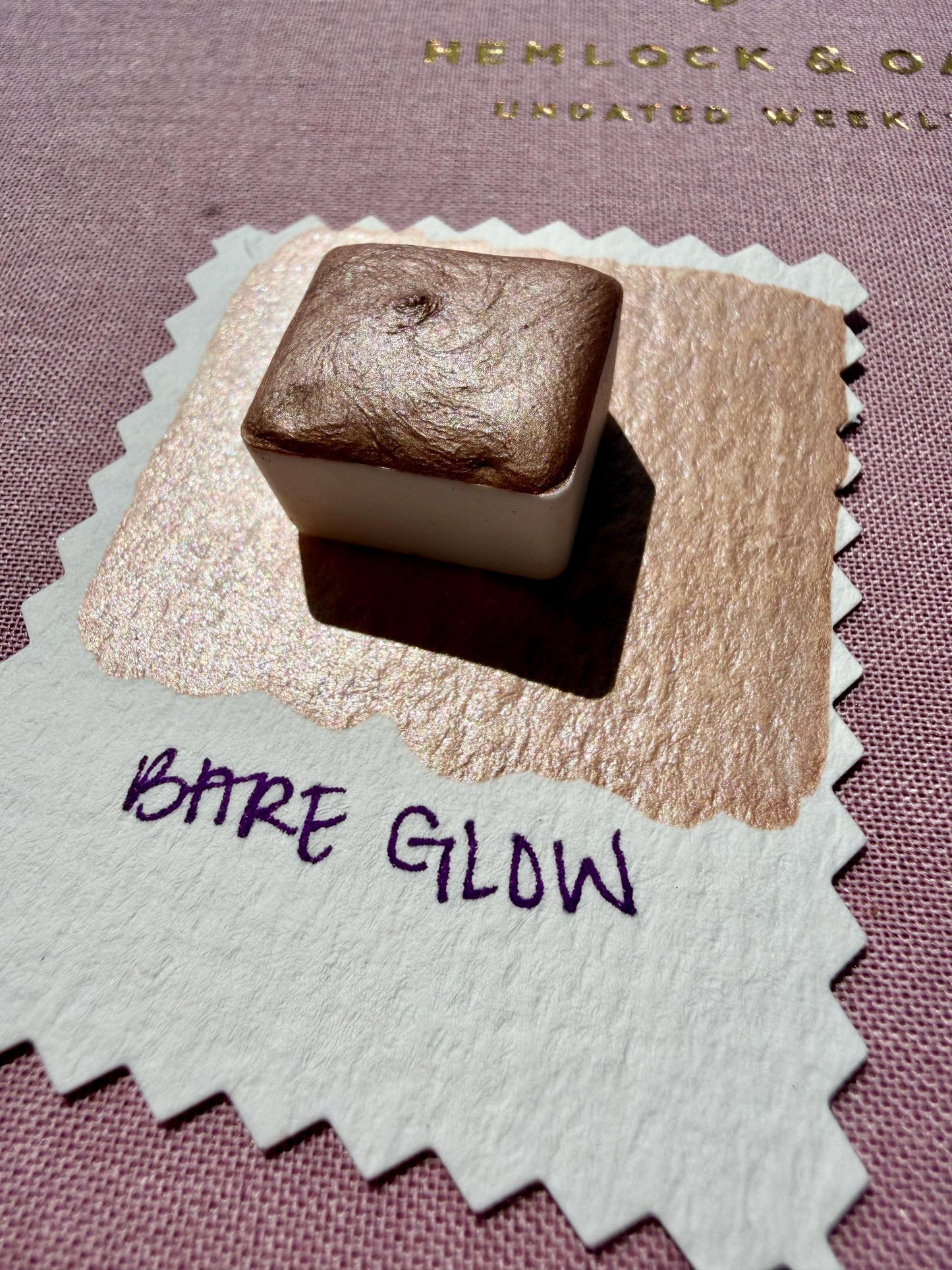 Bare Glow | Handmade Watercolors | Handmade Paint | Calligraphy | Lettering | Colorshift | Artist Paints | Watercolor Artist