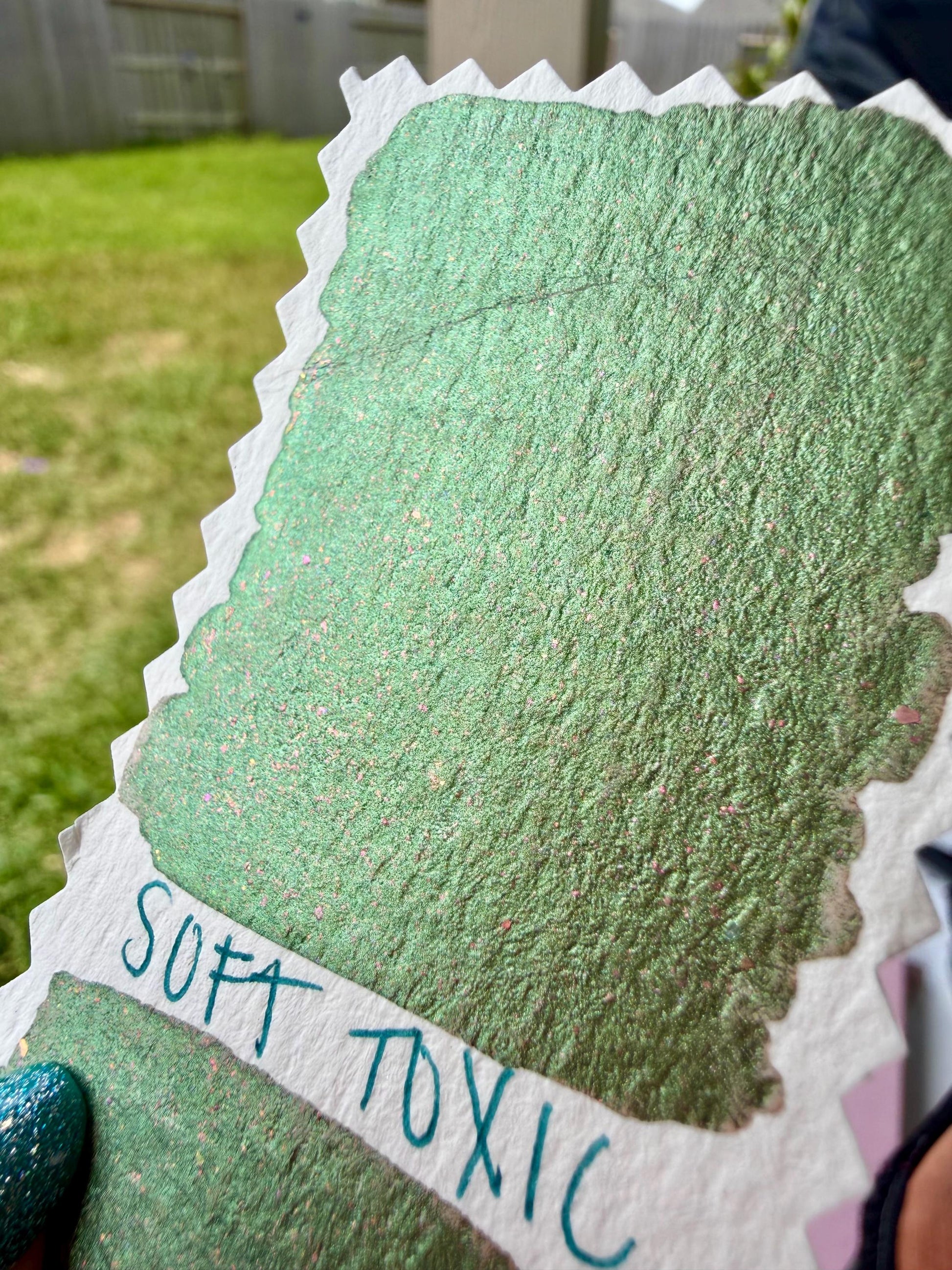 Soft Toxic | Handmade Watercolors | Handmade Paint | Calligraphy | Lettering | Colorshift | Artist Paints | Watercolor Artist