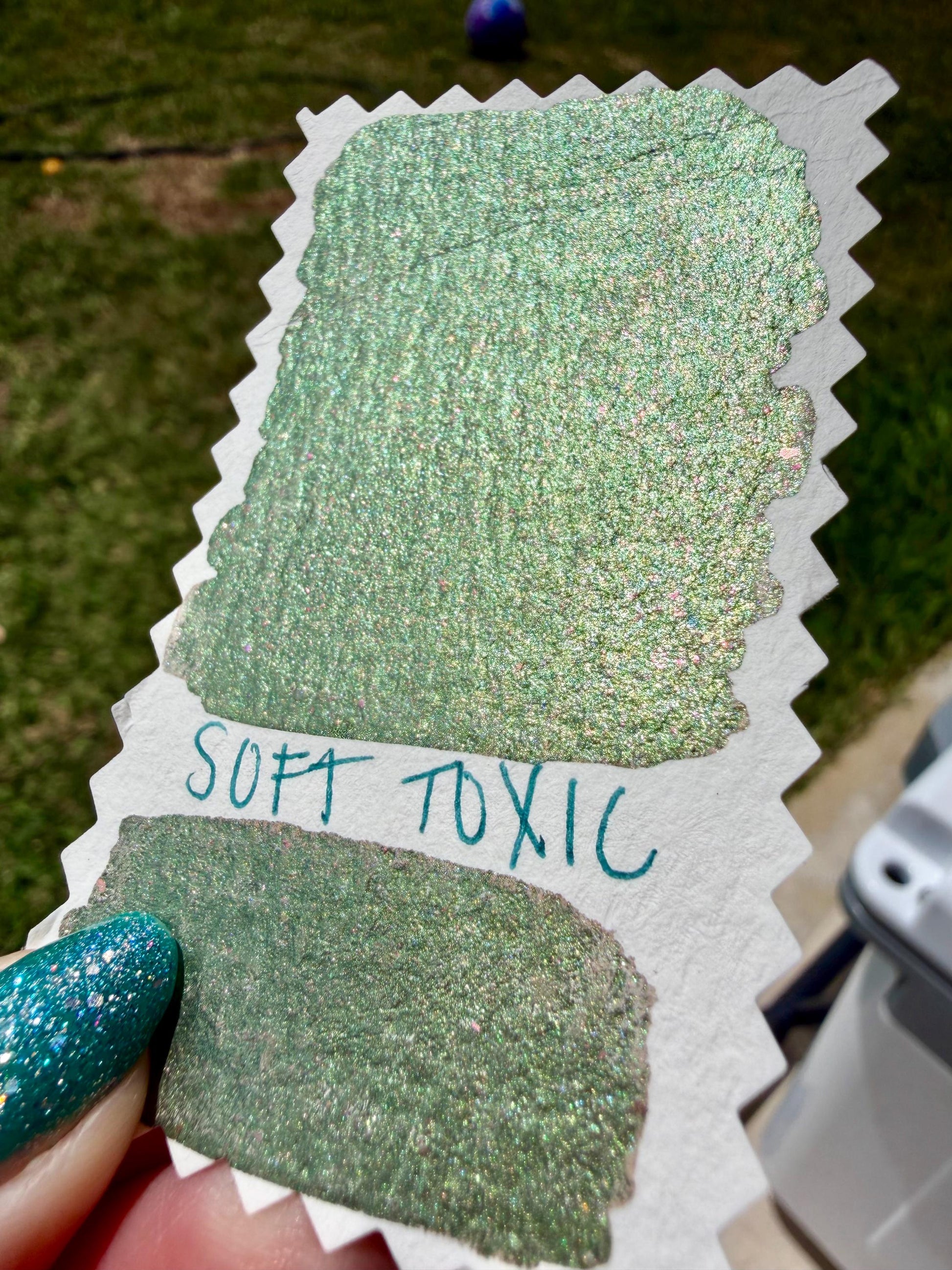 Soft Toxic | Handmade Watercolors | Handmade Paint | Calligraphy | Lettering | Colorshift | Artist Paints | Watercolor Artist