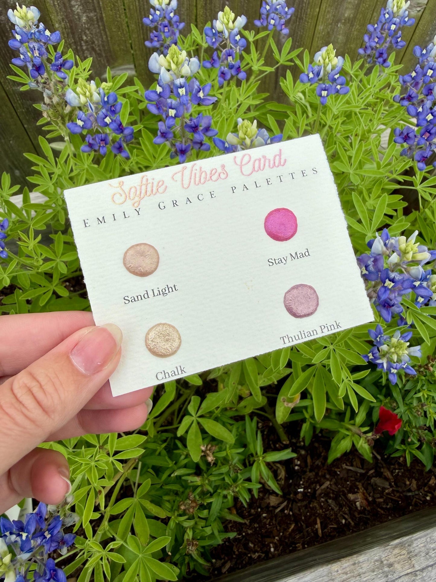 Soft Vibes Collection Dot Card | Handmade Watercolors | Handmade Paint | Shimmer Paint | Colorshift | Dot Cards | Sample