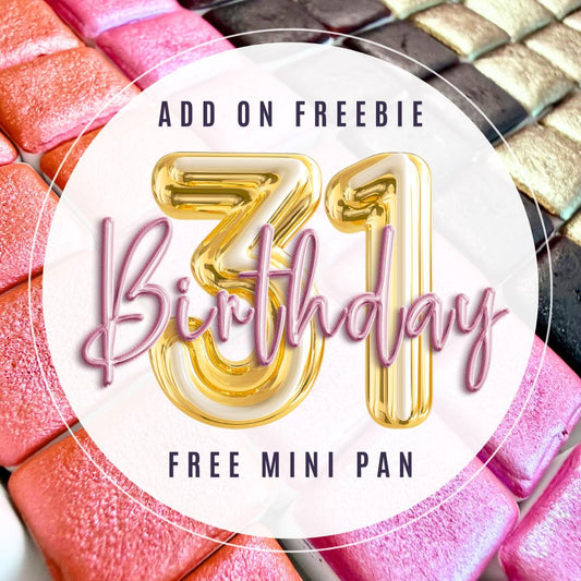Birthday Sale Freebie Add-On | Free Mini Watercolor Pan | Handmade Watercolor Bonus Gift | Limited Time Offer