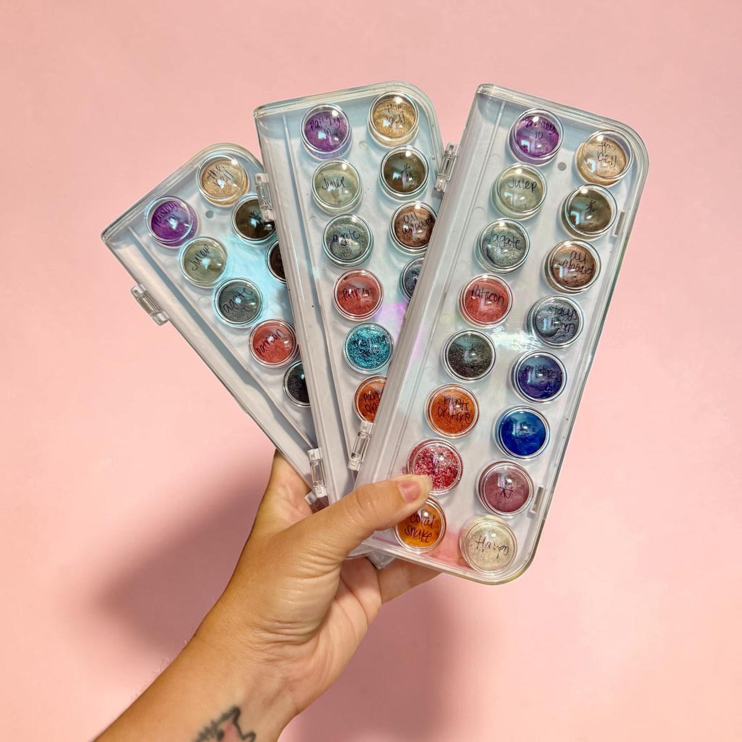 MYSTERY Watercolor Palette 16 Colors | Handmade Watercolors | Handmade Paint | Watercolors | Watercolor | Beginner Palette